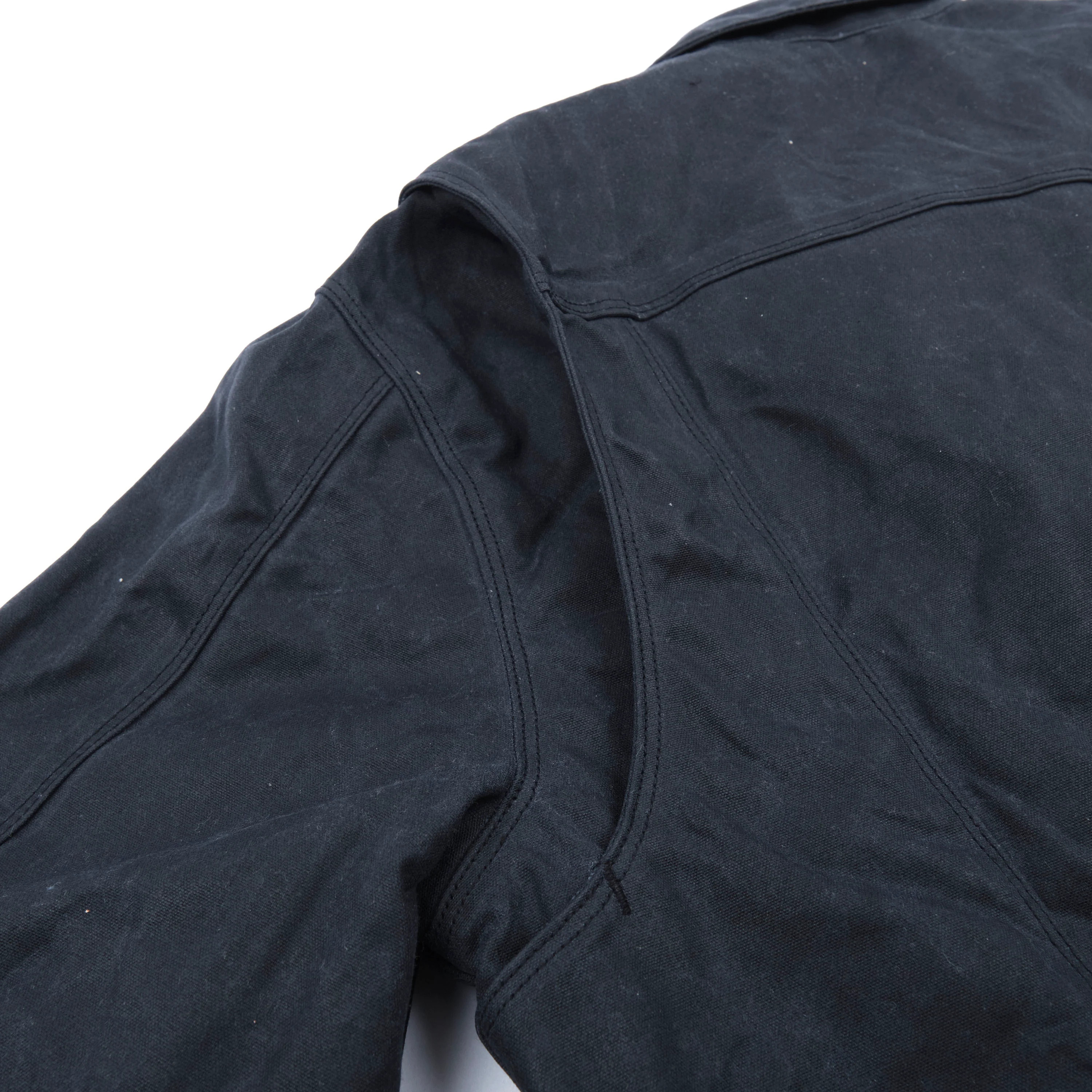 Riders Jacket Waxed Canvas <span>Black</span> - Image 7