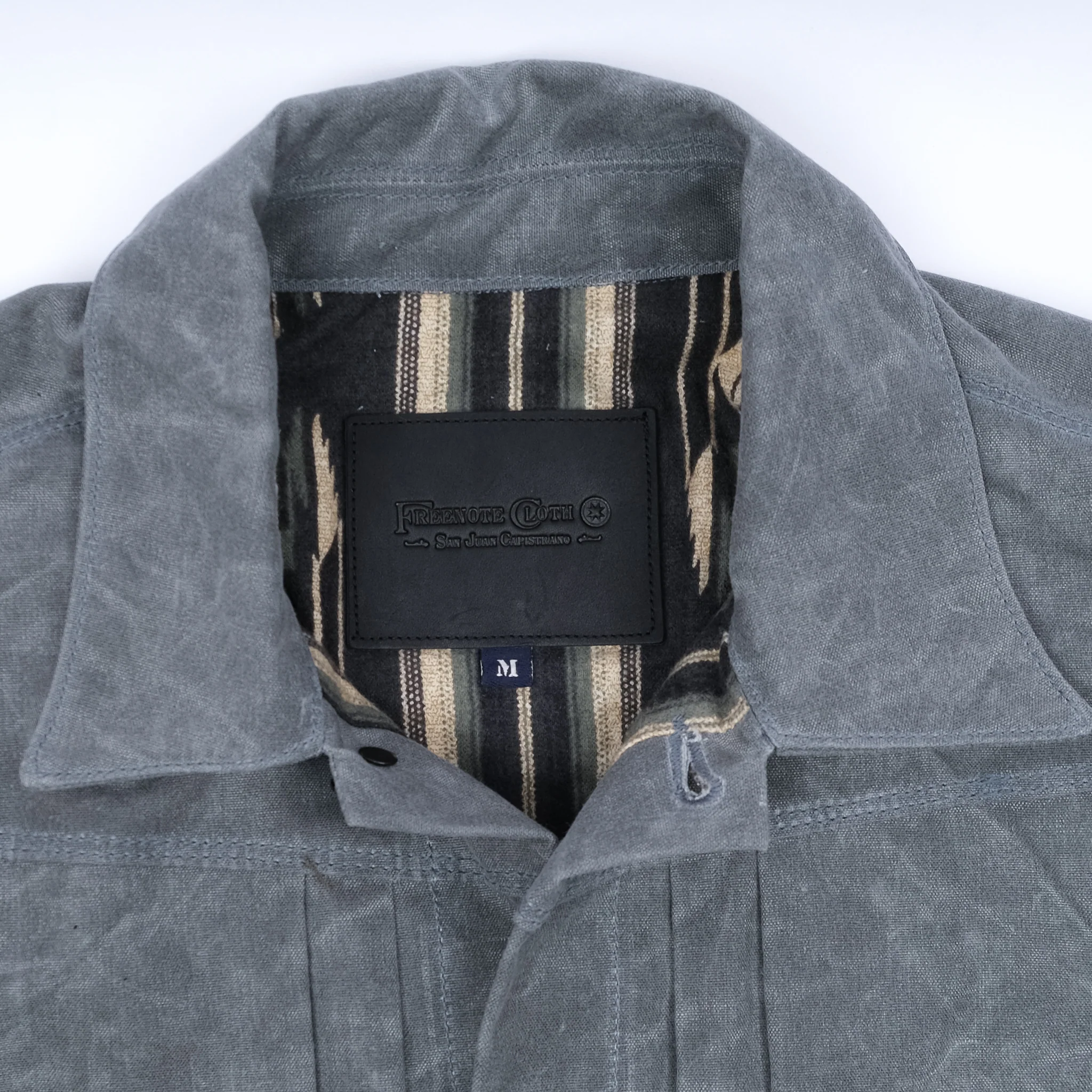 Riders Jacket Waxed Canvas <span> Charcoal</span> - Image 3