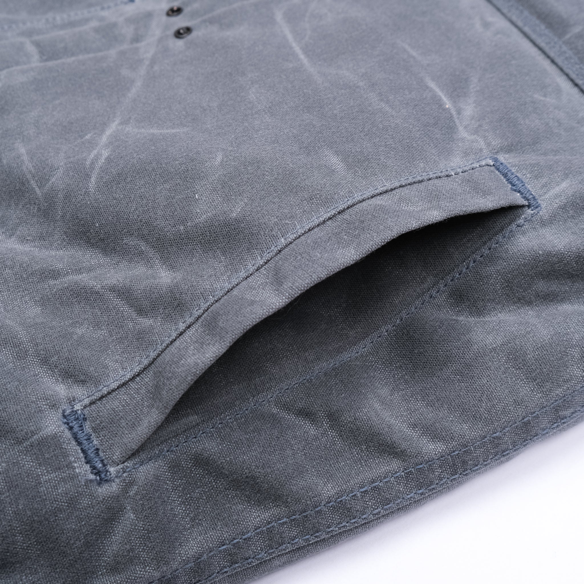 Riders Jacket Waxed Canvas <span> Charcoal</span> - Image 6