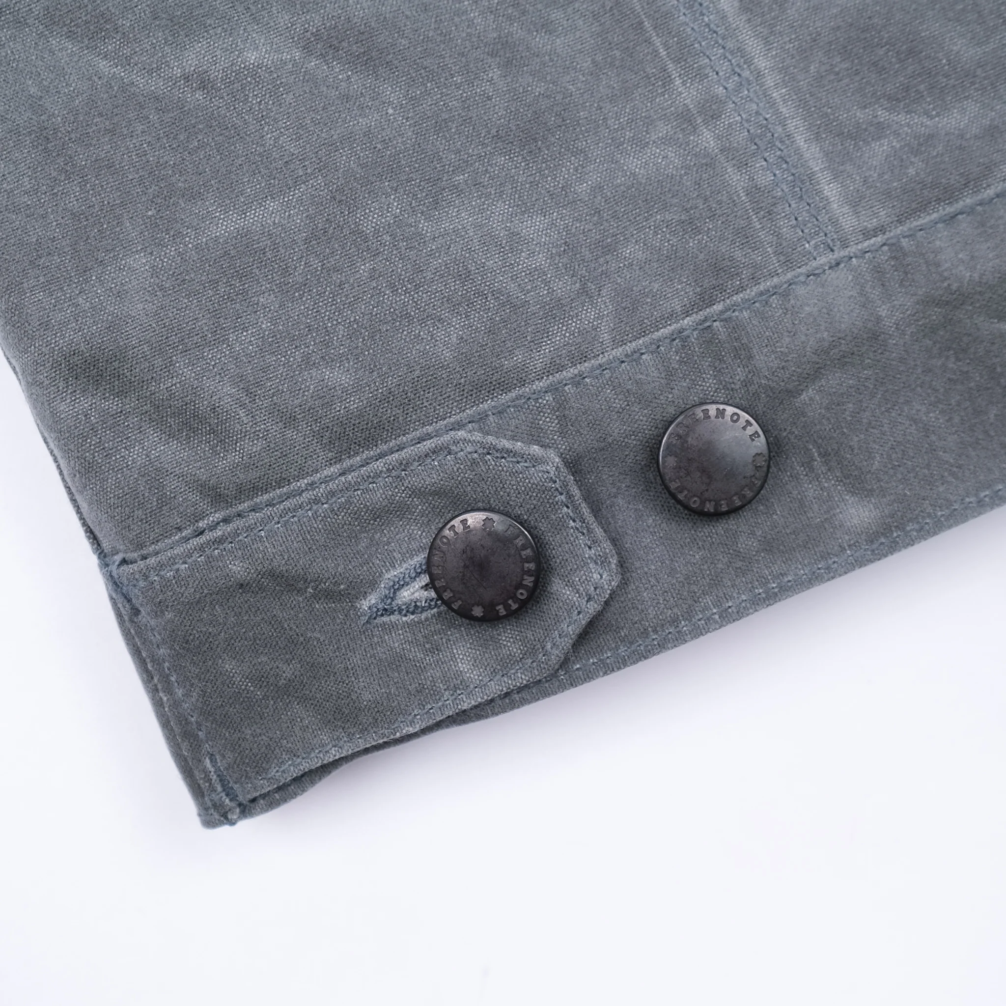 Riders Jacket Waxed Canvas <span> Charcoal</span> - Image 7