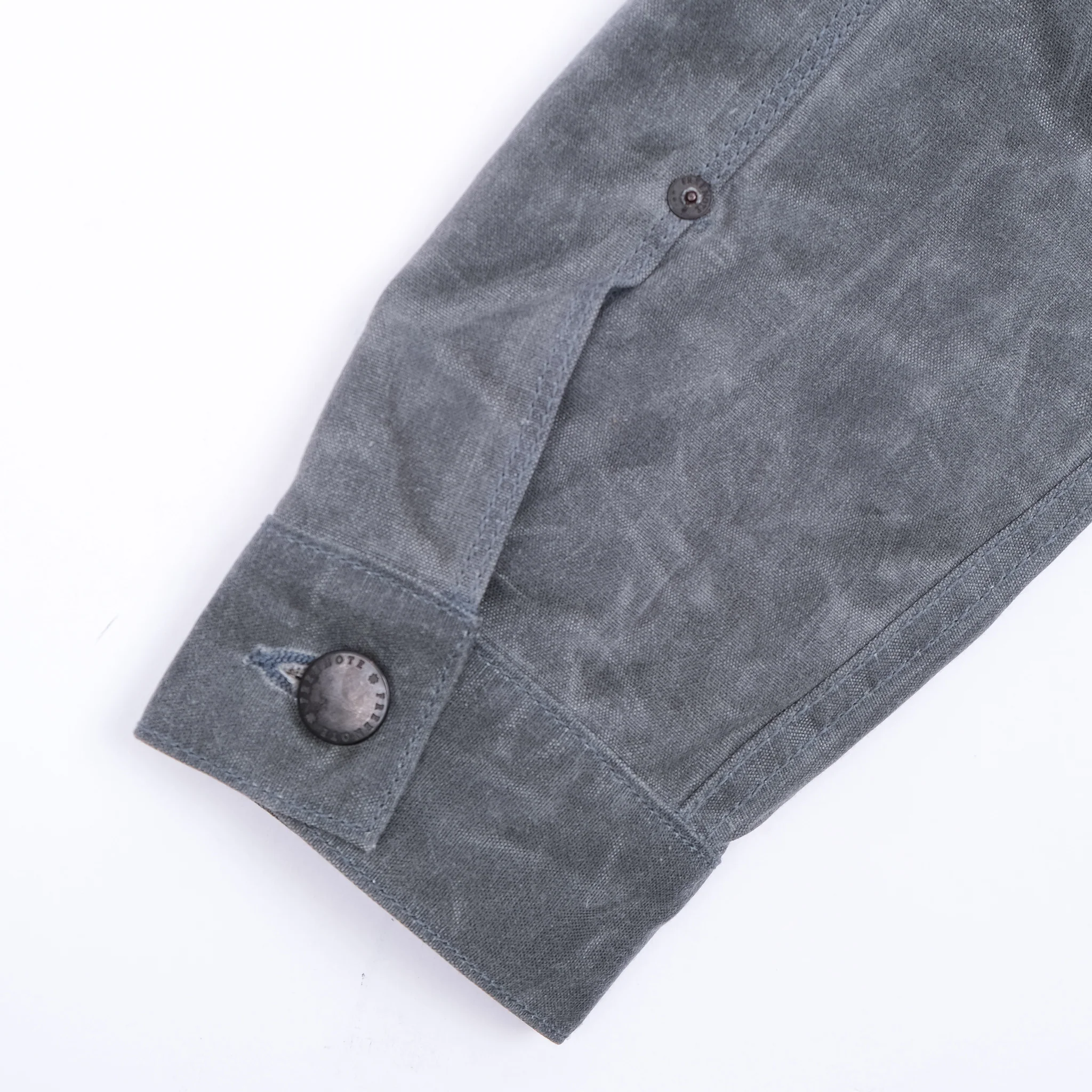 Riders Jacket Waxed Canvas <span> Charcoal</span> - Image 8