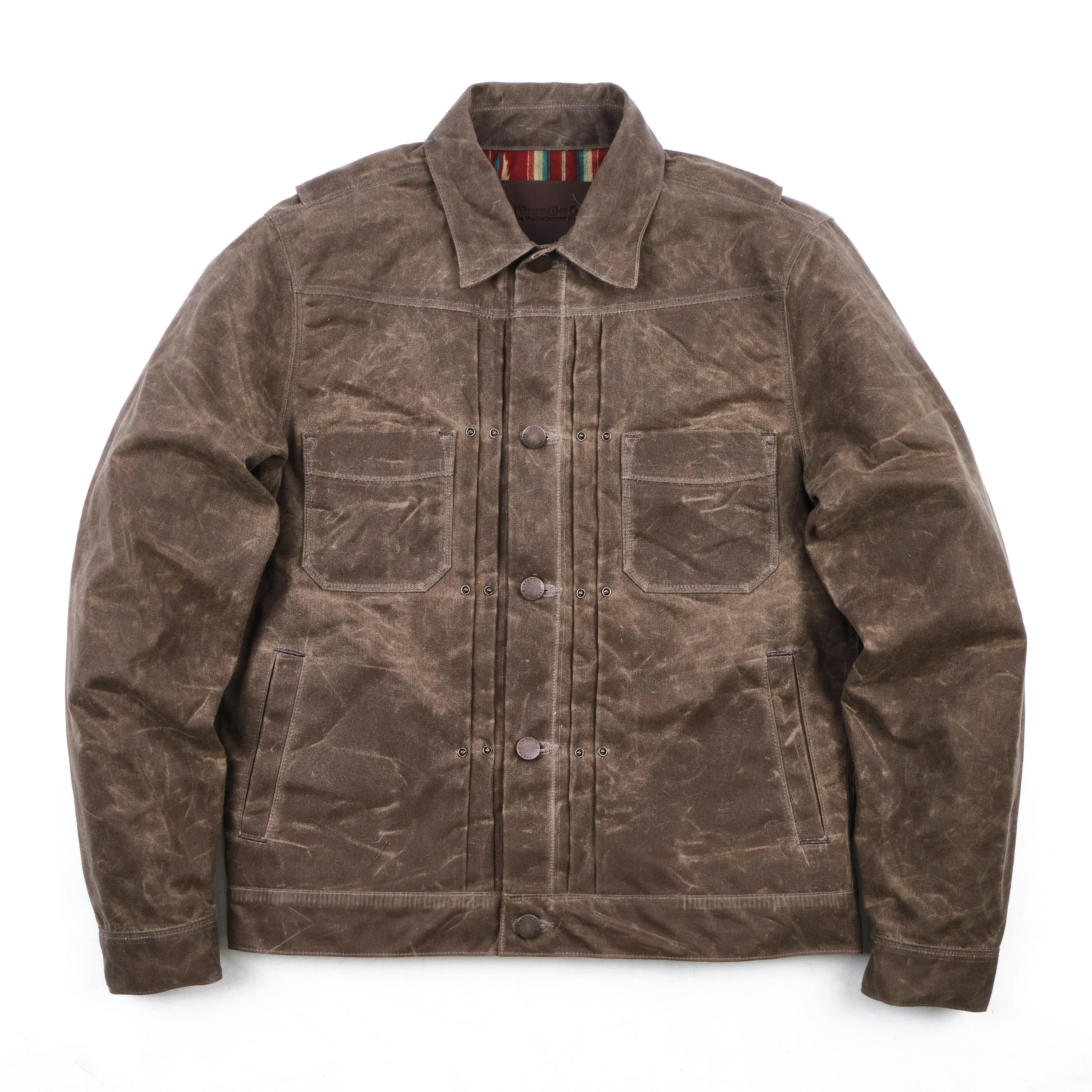 Riders Jacket Waxed Canvas <span>Oak</span>