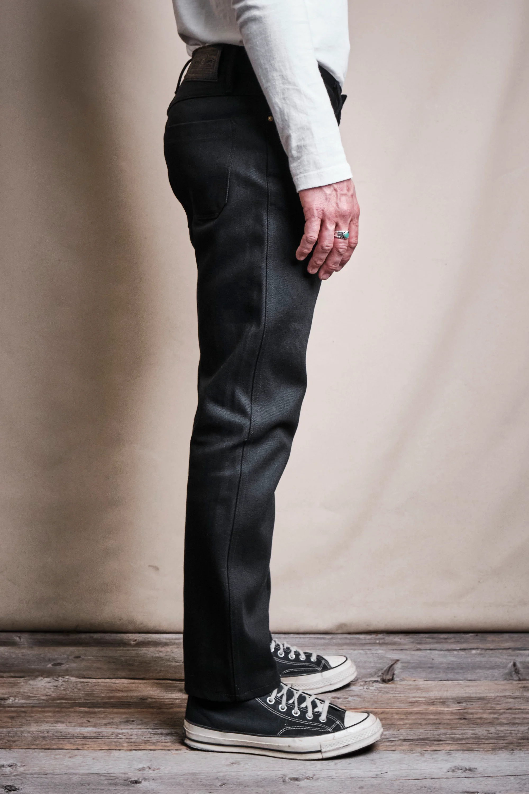 Rios 15.75 Ounce Black Denim - Image 4