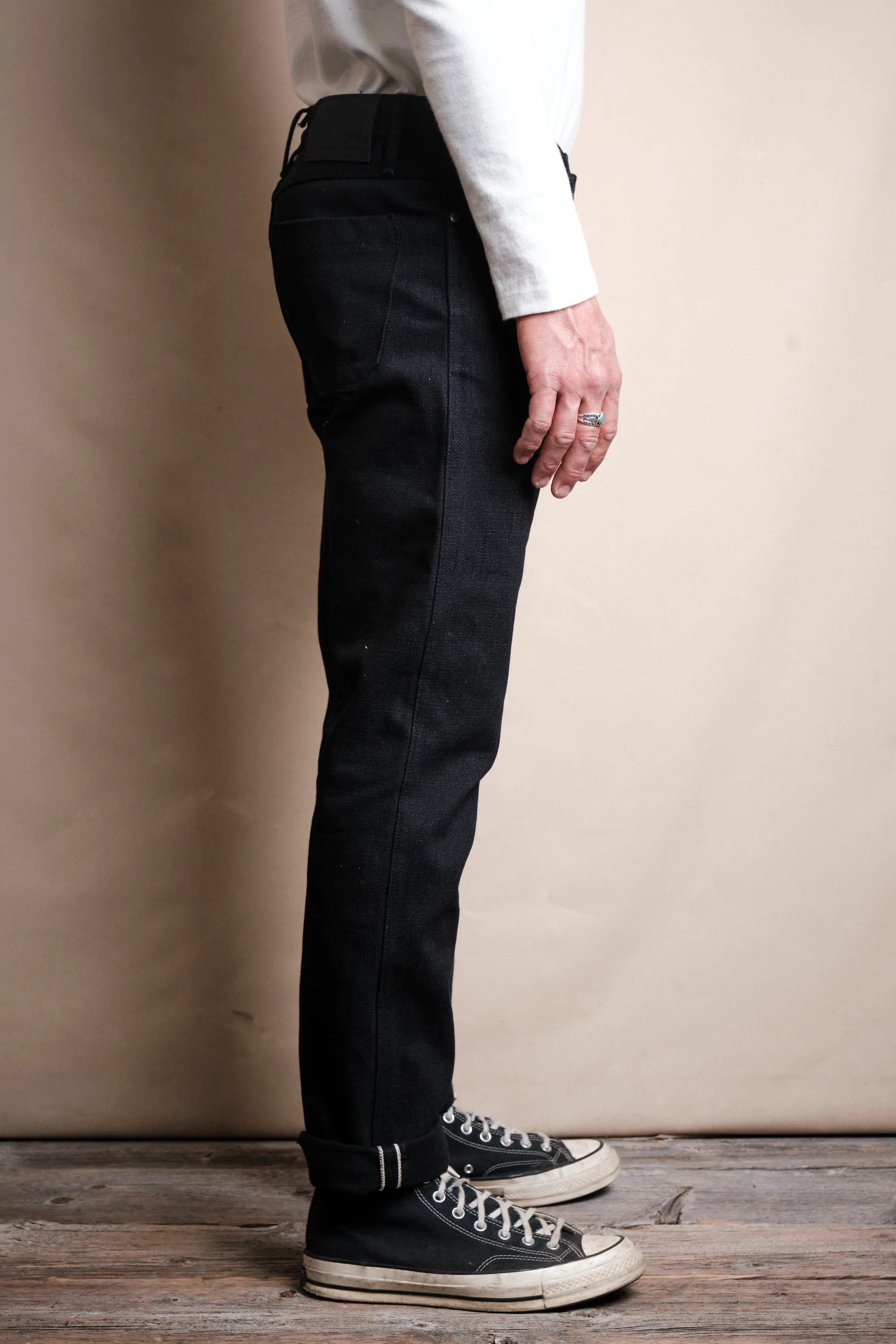 Rios <span>Raw 17 Ounce Black Denim</span> - Image 4