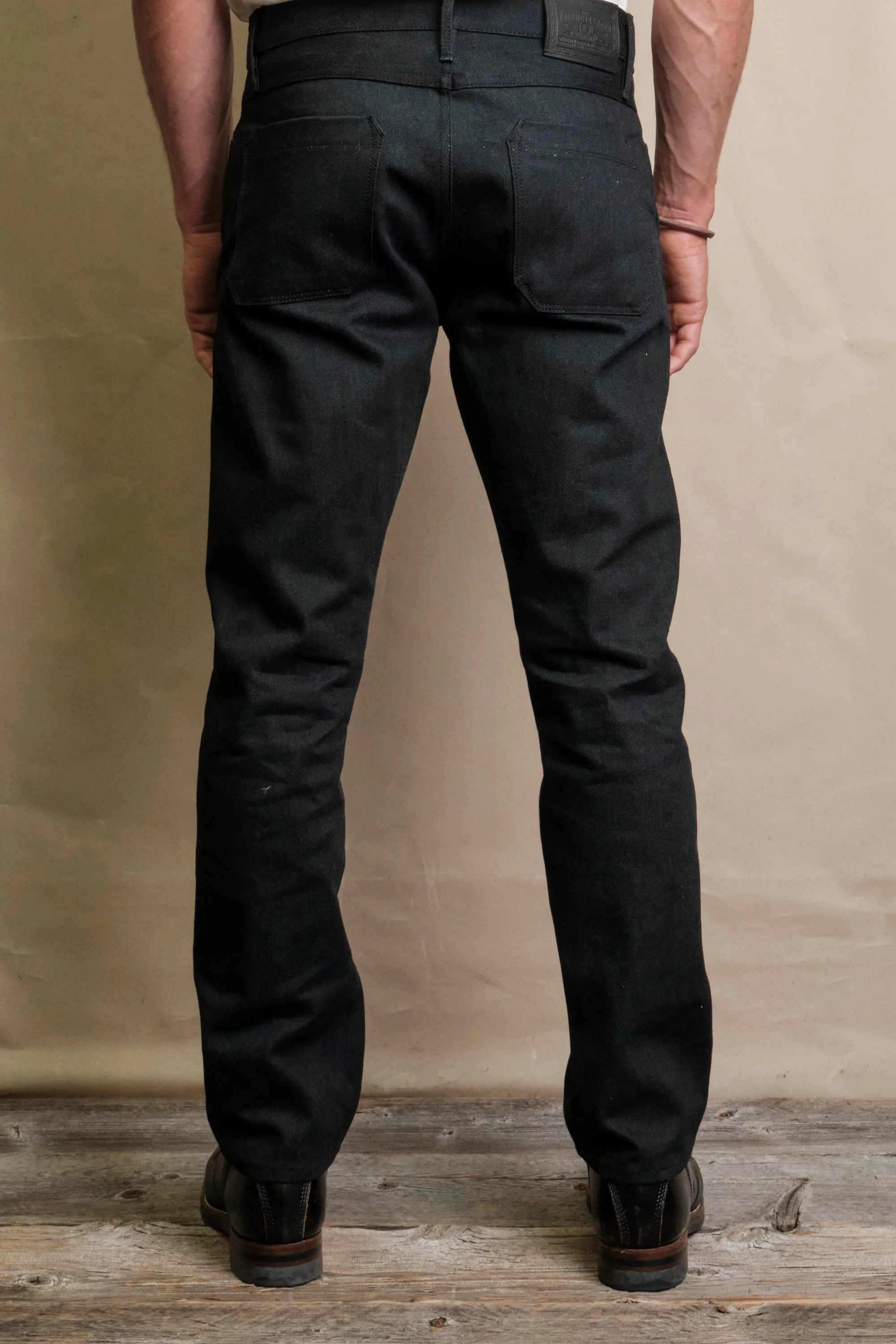 Rios <span>Raw 14.25 oz Black Grey Japanese Denim</span> - Image 4