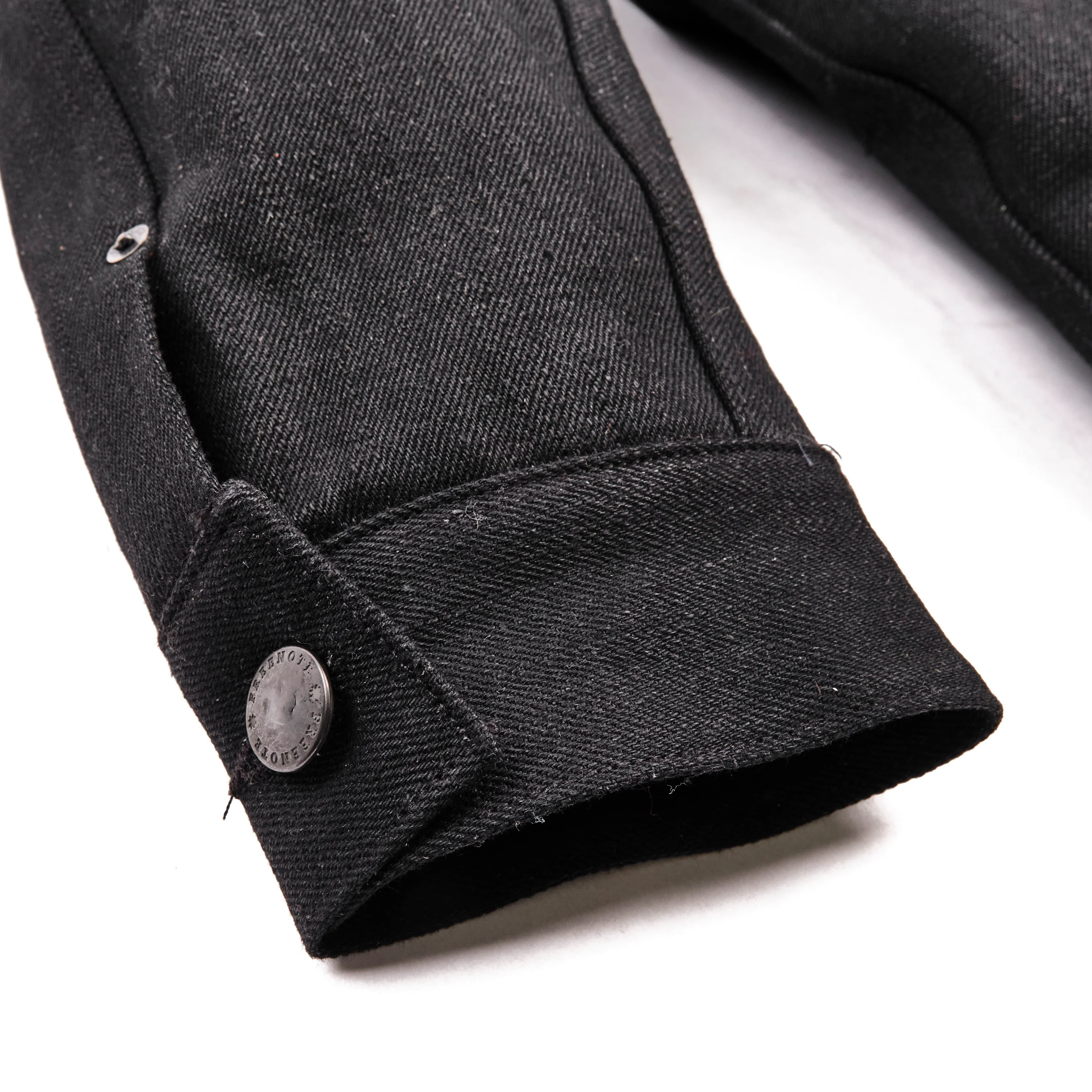 RJ-2 Denim 17 Ounce Black Denim - Image 17
