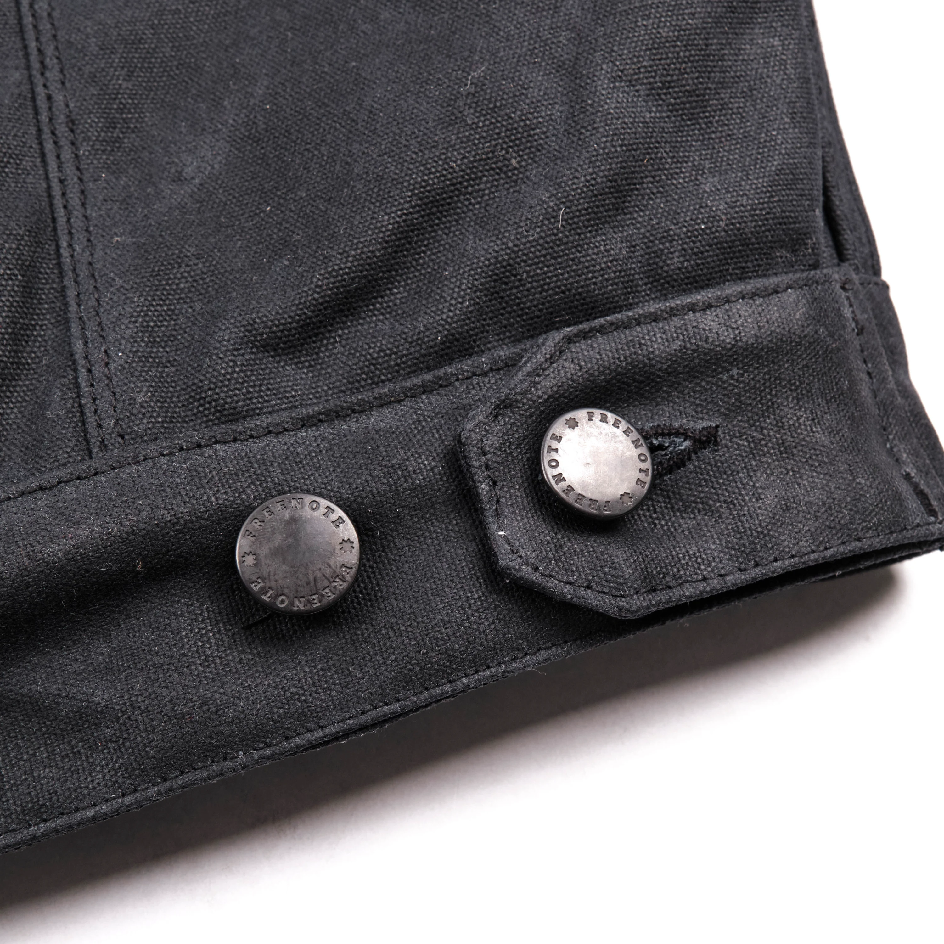 RJ-2 Waxed Canvas 20 Ounce Black Shearling - Image 14