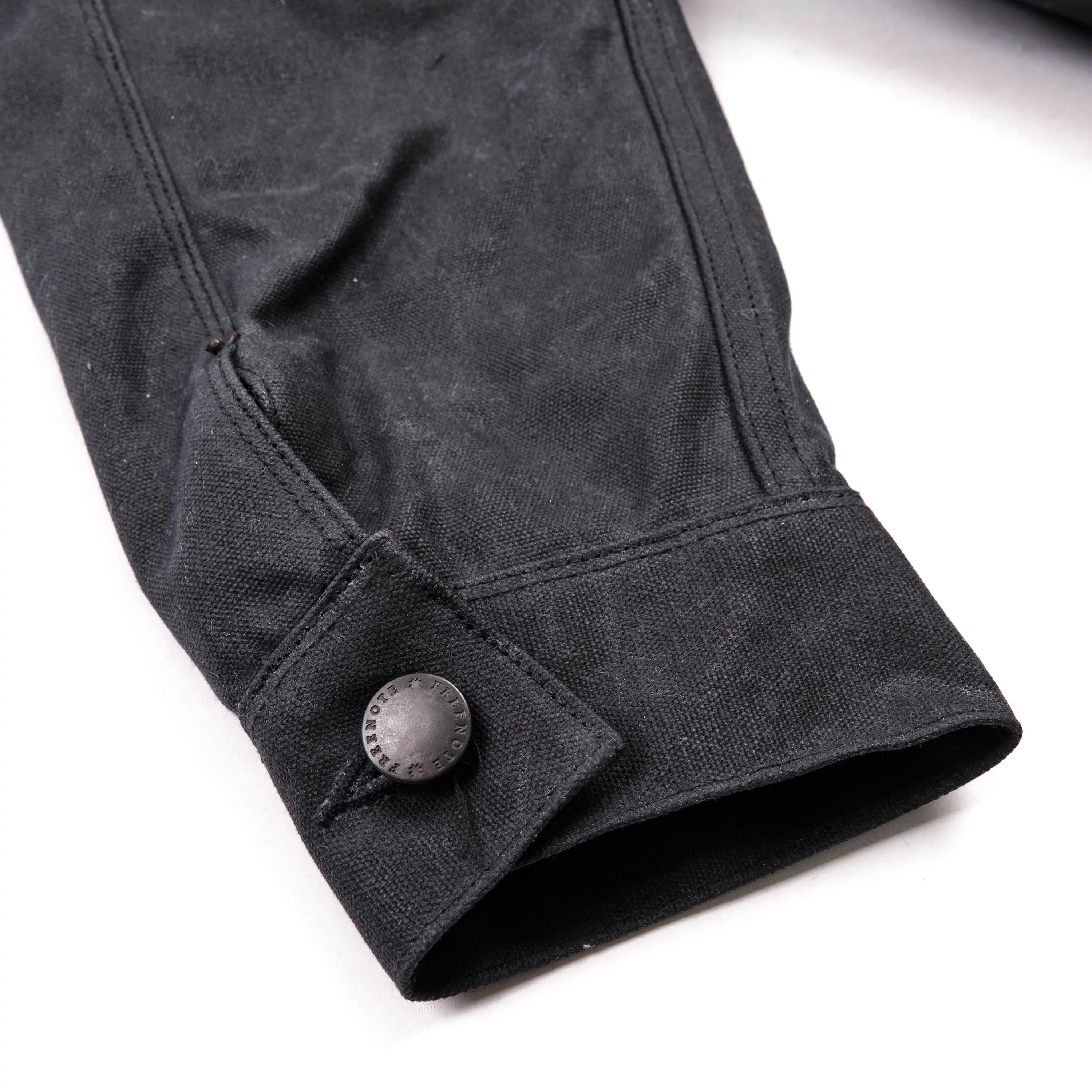 RJ-2 Waxed Canvas 20 Ounce Black Shearling - Image 16