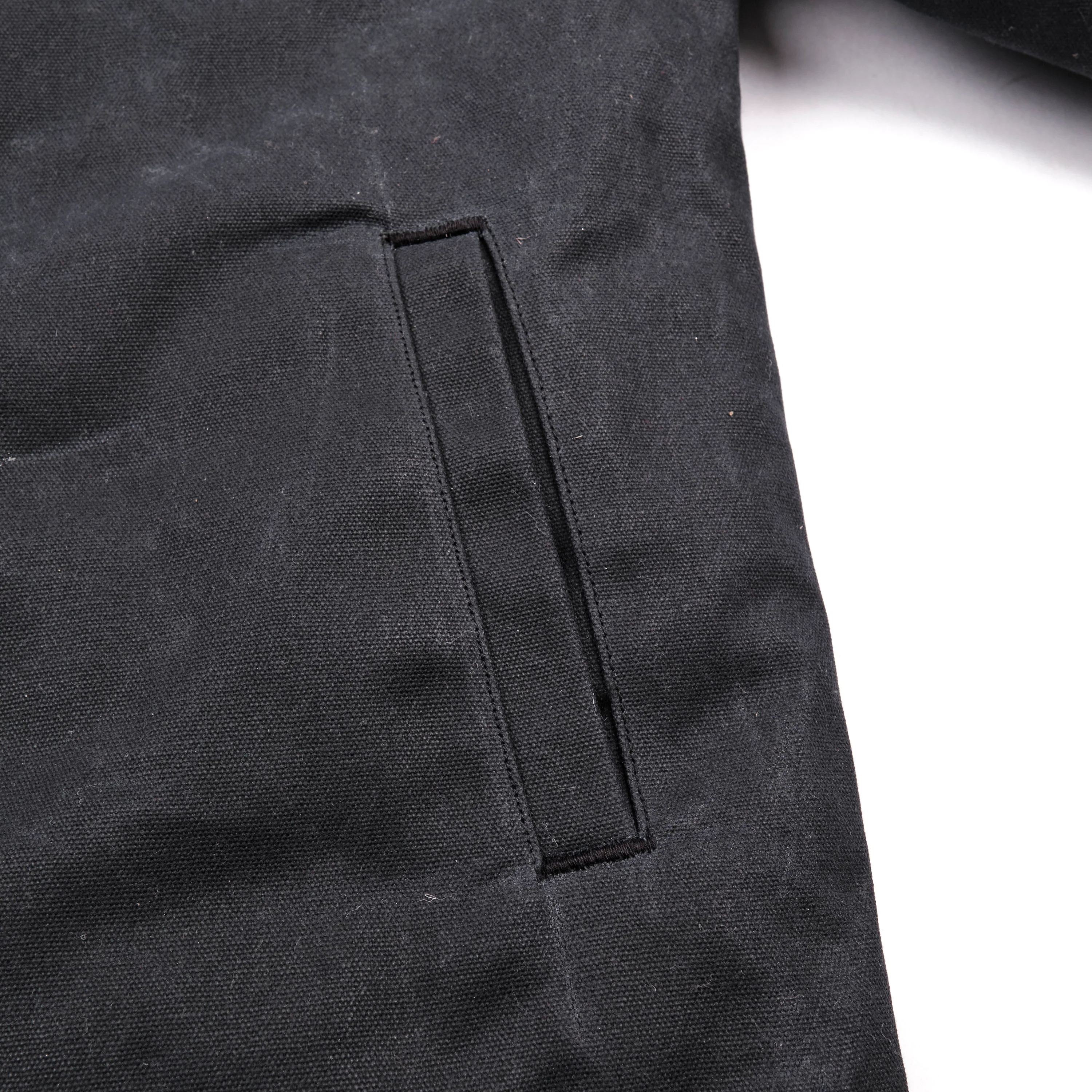 RJ-2 Waxed Canvas 20 Ounce Black Shearling - Image 8