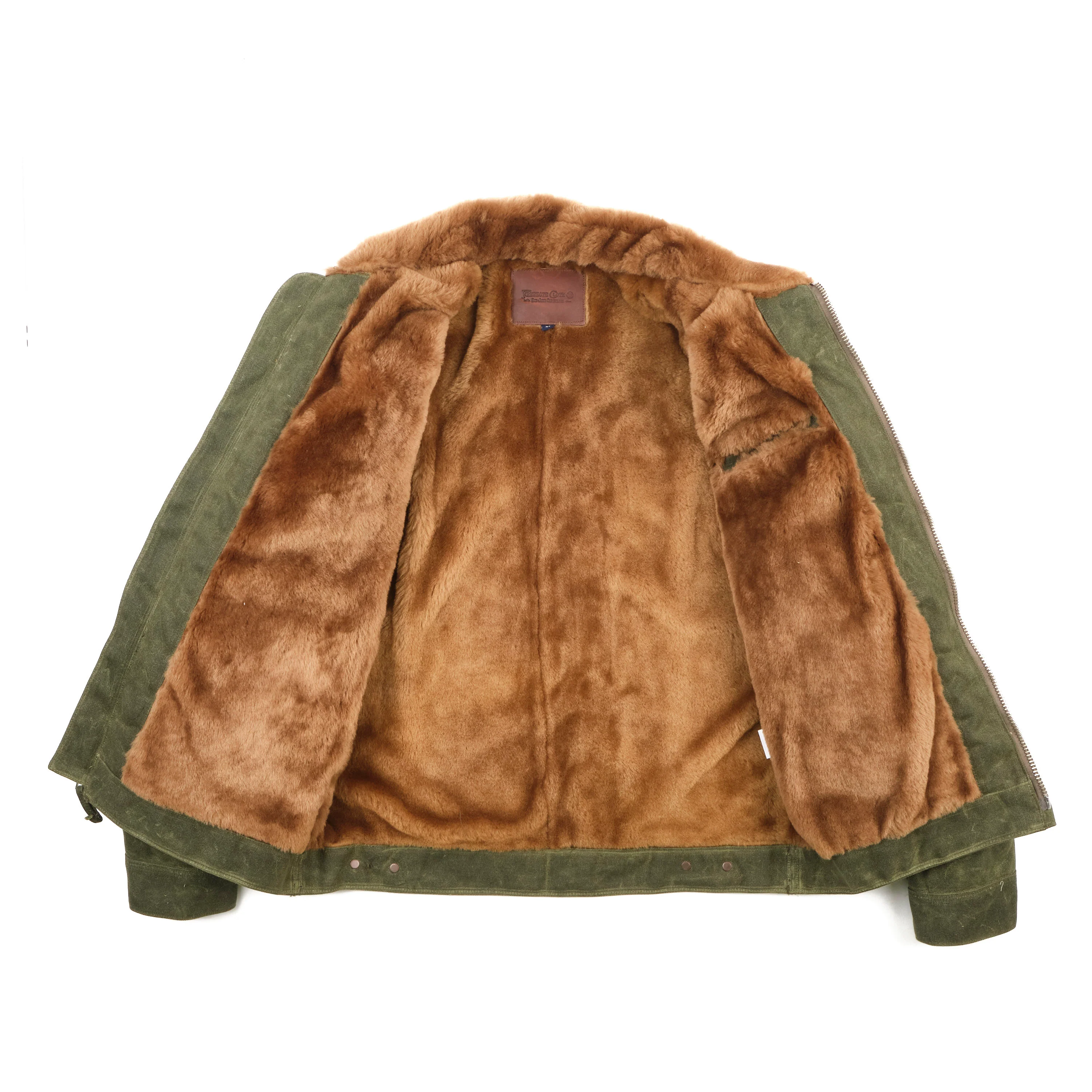 RJ-2 Waxed Canvas 20 Ounce Olive - Image 3