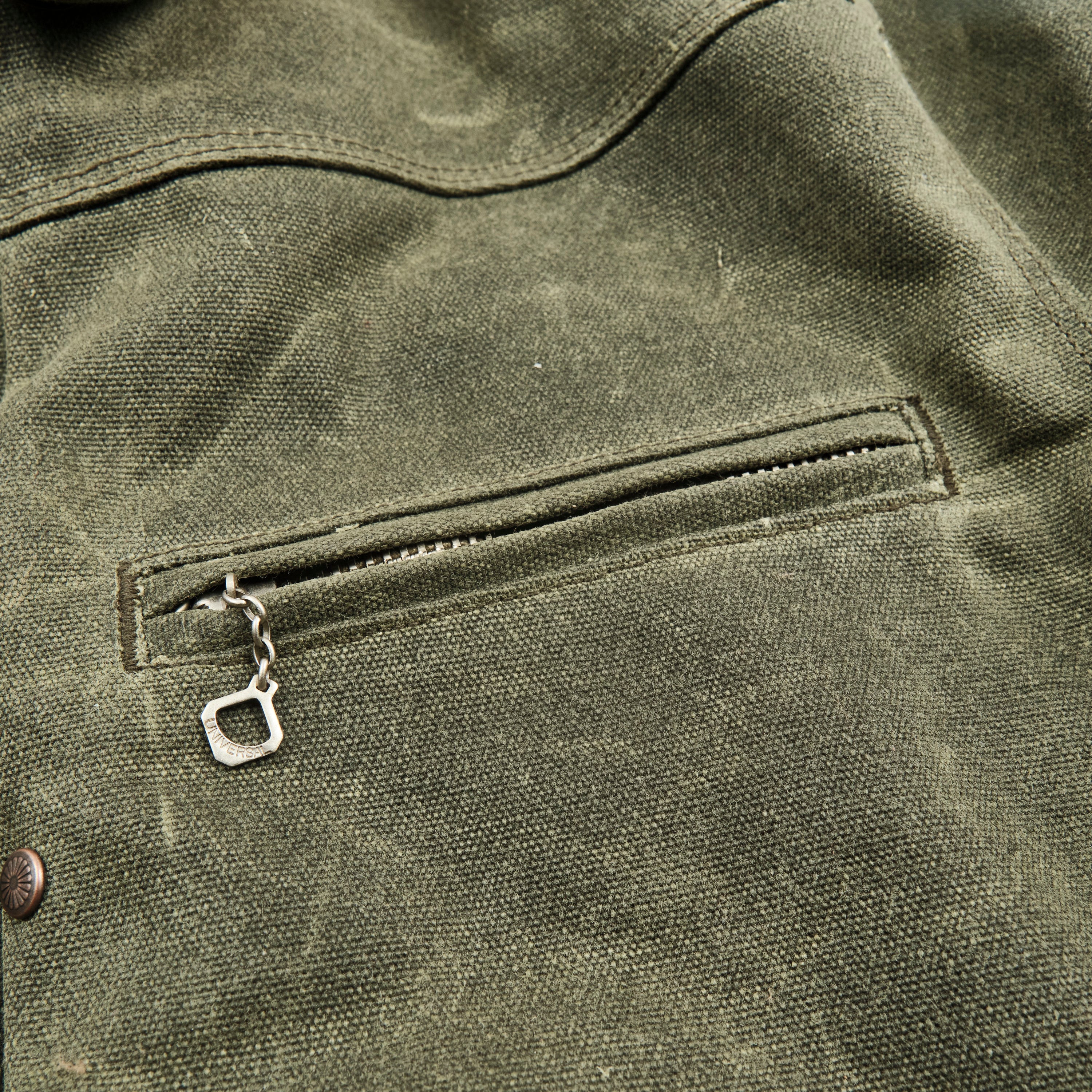 RJ-2 Waxed Canvas 20 Ounce Olive - Image 7