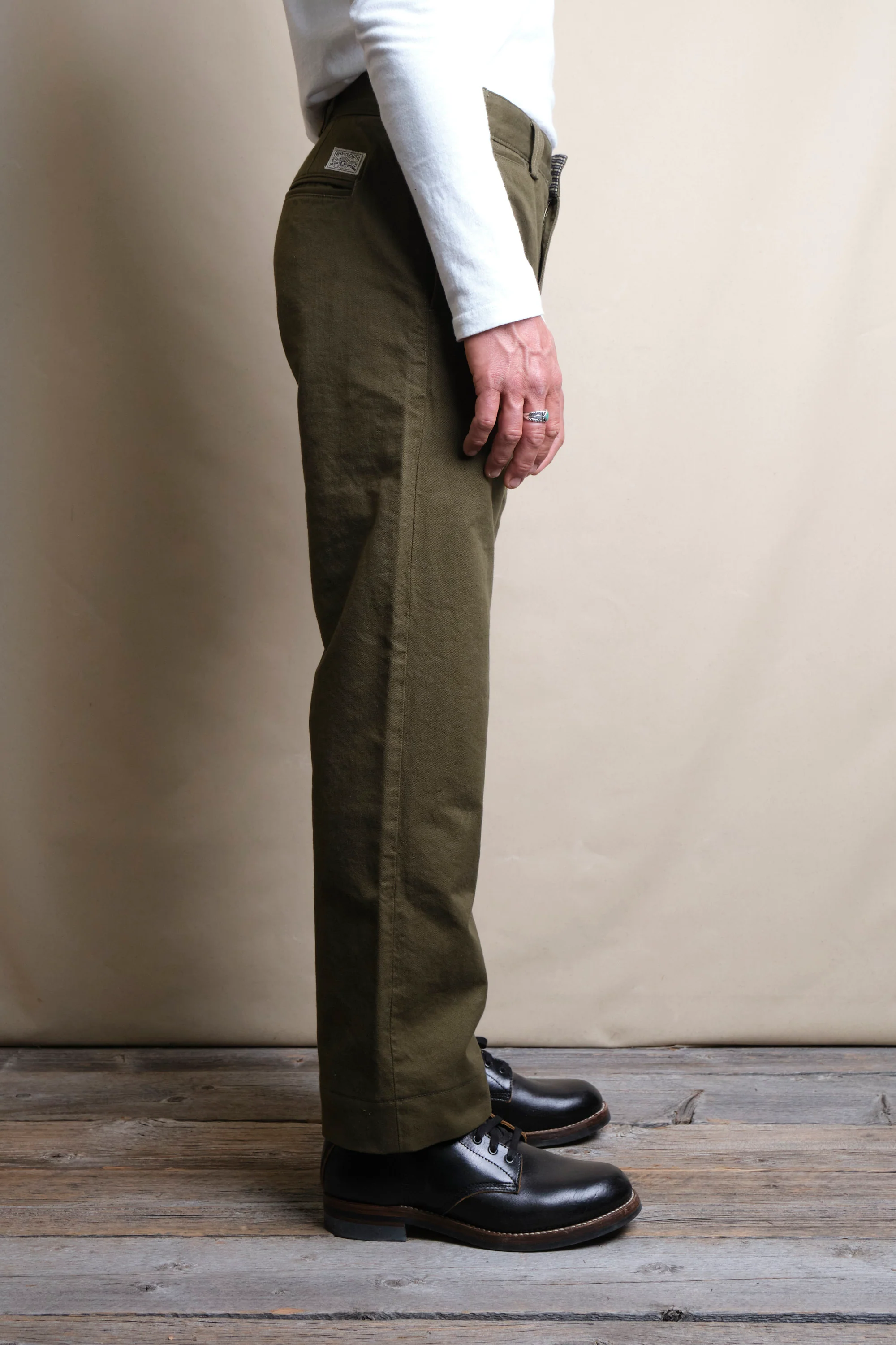 Shifter Pant 9 Ounce Olive Twill - Image 3
