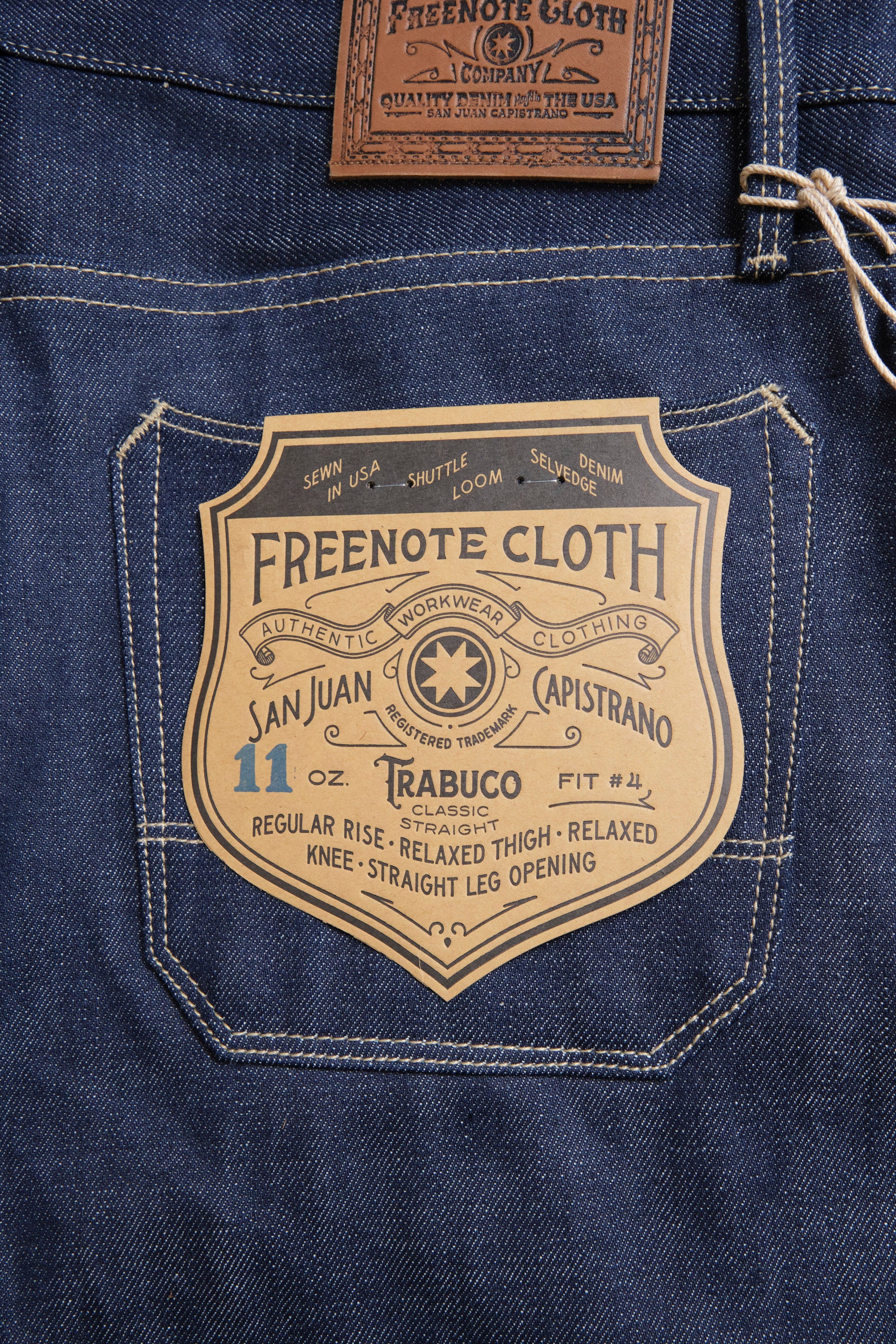 Trabuco Classic Straight 11 Ounce Memphis Blue Denim - Image 11