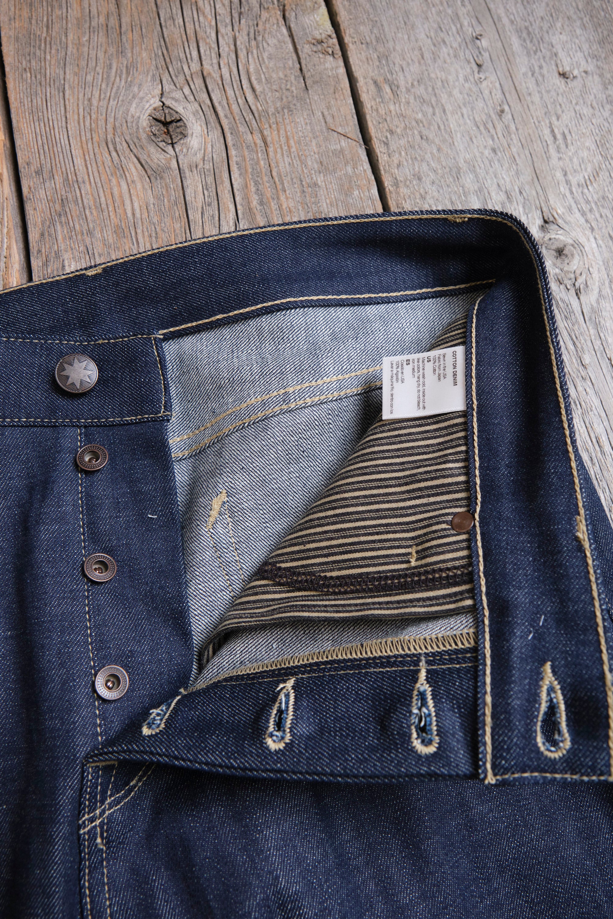 Trabuco Classic Straight 11 Ounce Memphis Blue Denim - Image 9