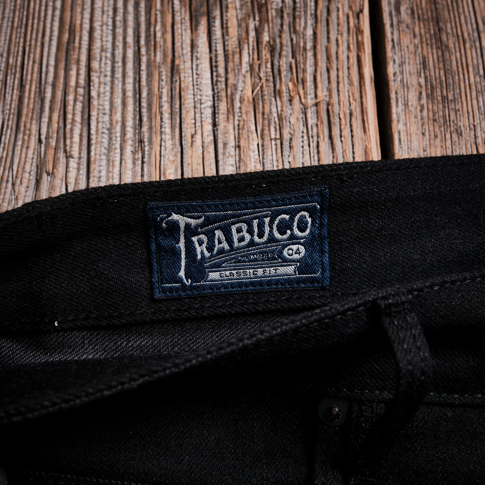 Trabuco Classic Straight 14.25 Ounce Black Grey Denim - Image 10