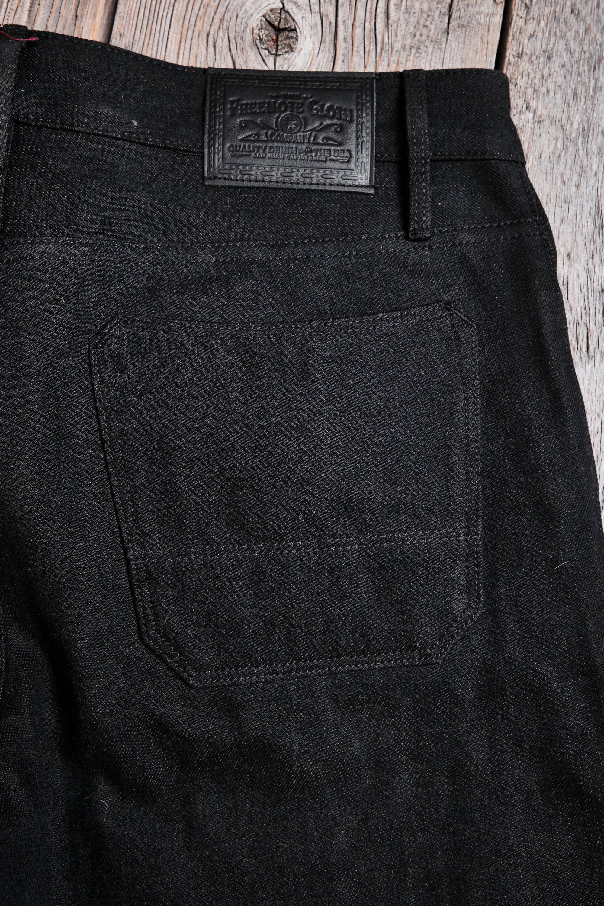 Trabuco Classic Straight 14.25 Ounce Black Grey Denim - Image 14