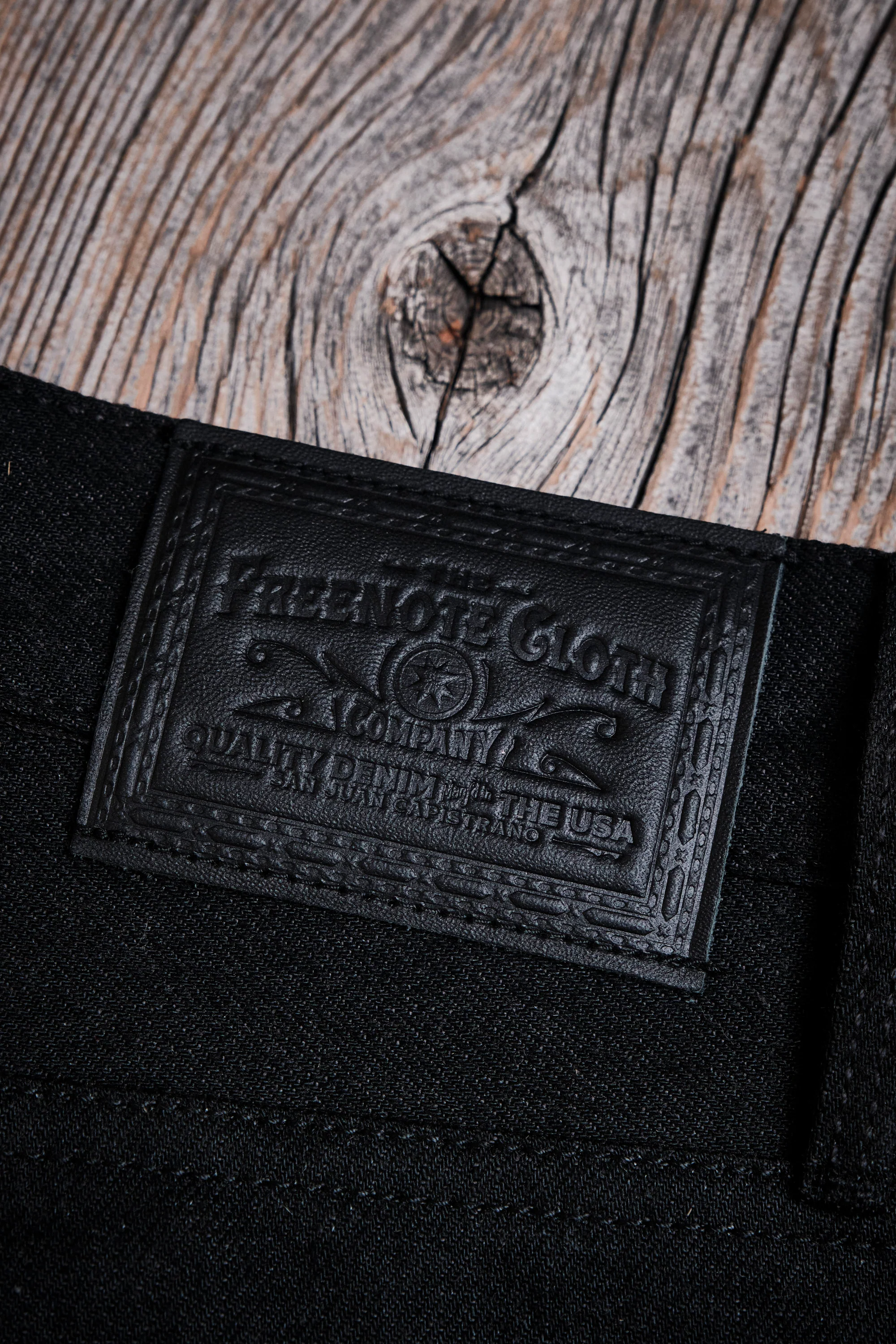 Trabuco Classic Straight 14.25 Ounce Black Grey Denim - Image 15
