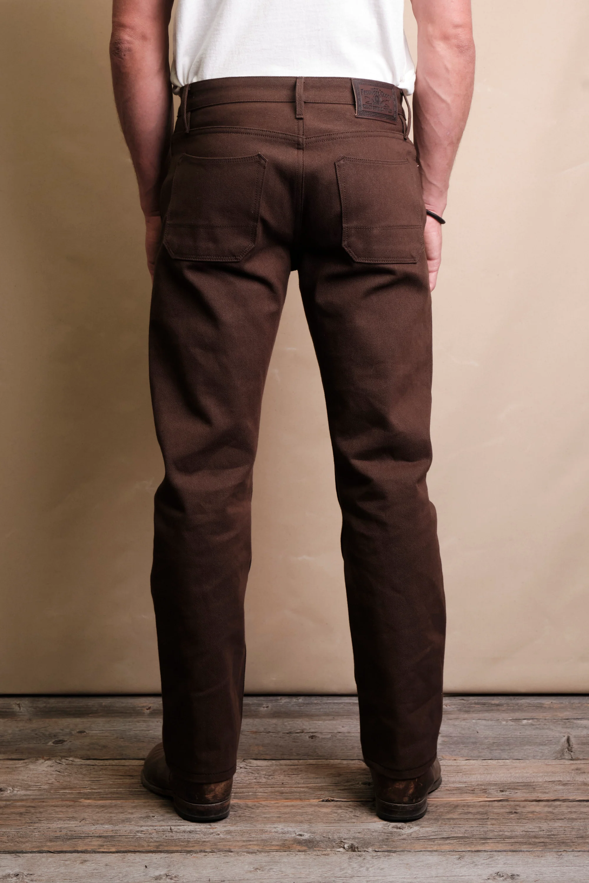 Trabuco Classic Straight <span> 15 Ounce Dark Brown Denim </span> - Image 5