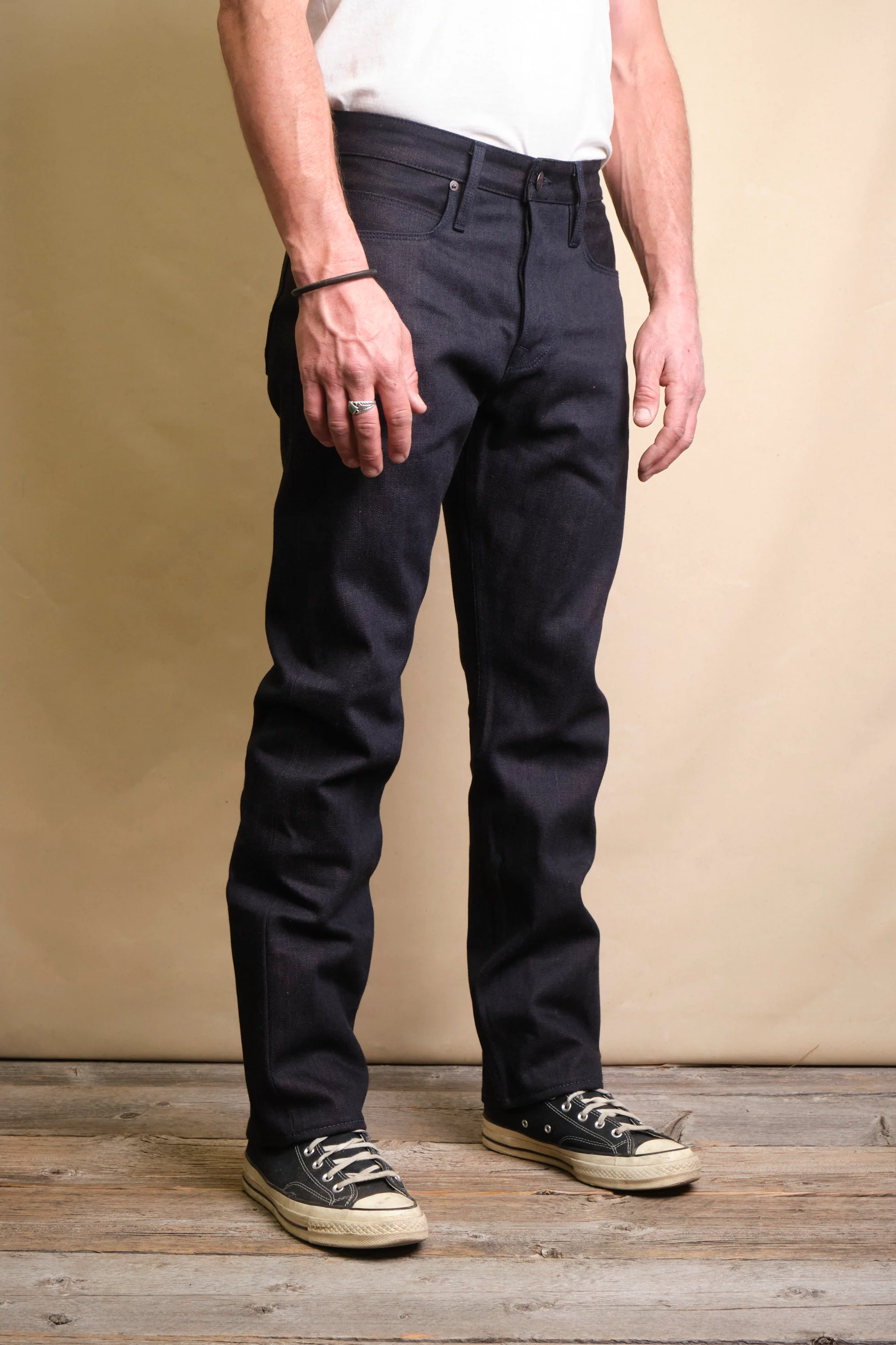 Trabuco Classic Straight 16 Ounce Indigo Brown Denim - Image 3