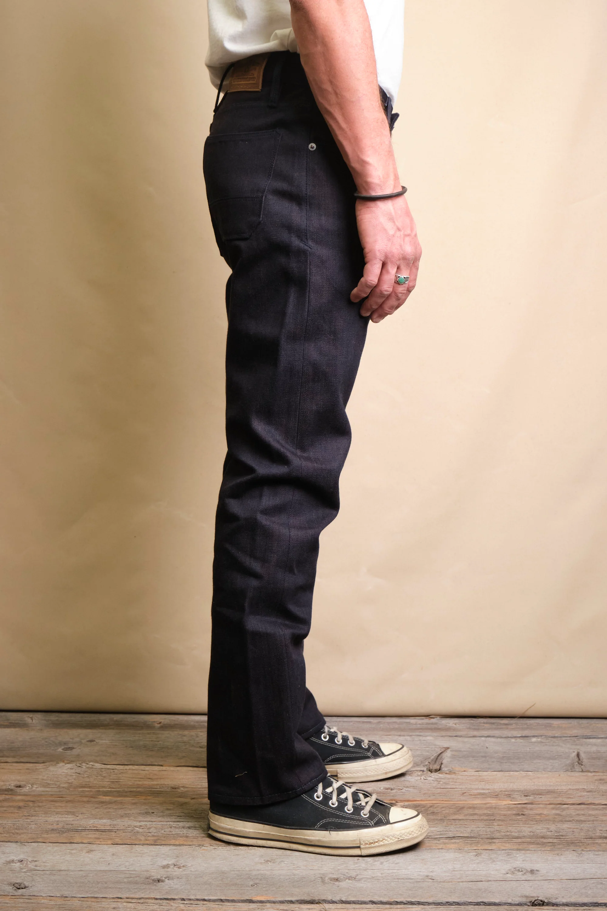 Trabuco Classic Straight 16 Ounce Indigo Brown Denim - Image 4