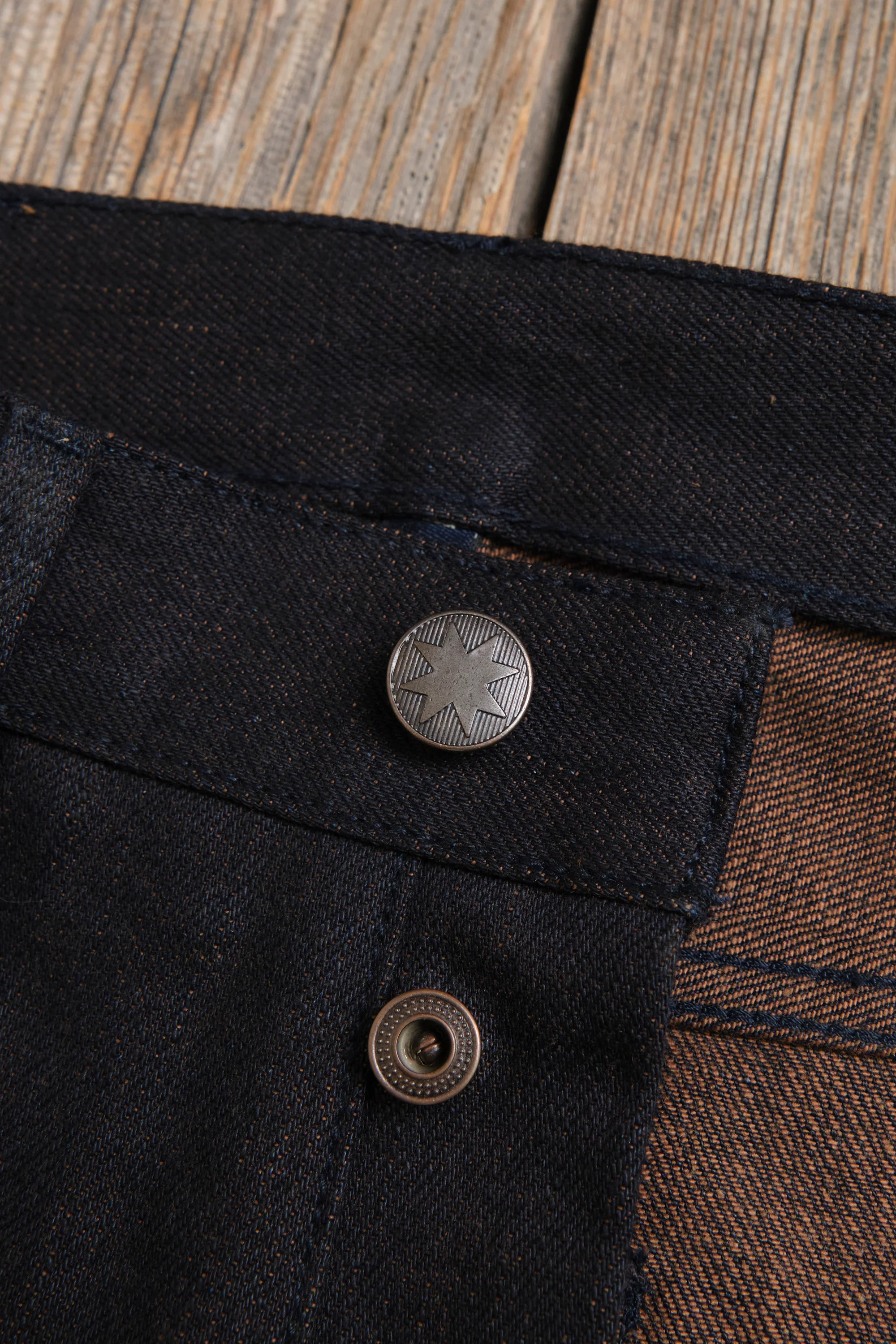 Trabuco Classic Straight 16 Ounce Indigo Brown Denim - Image 6