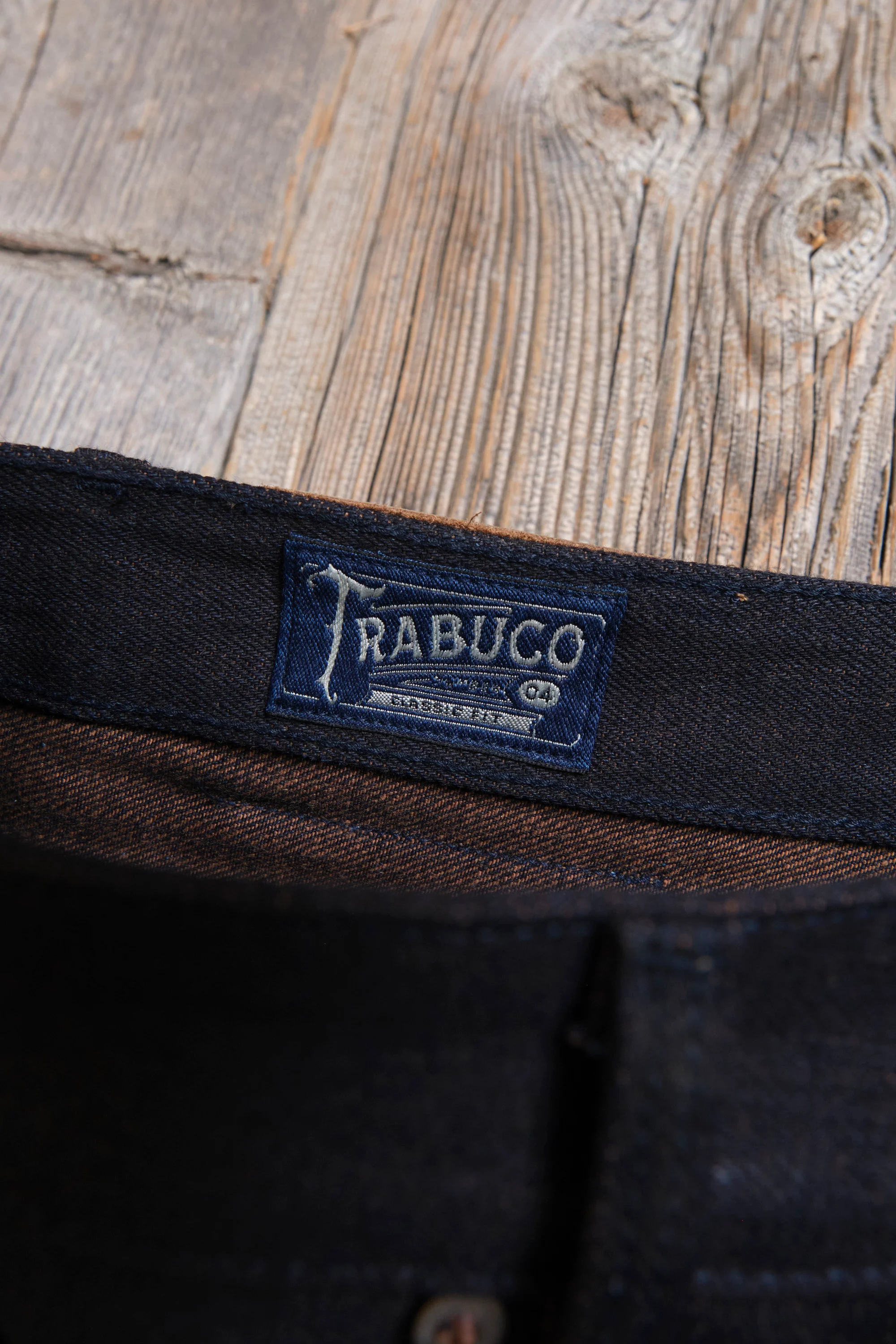 Trabuco Classic Straight 16 Ounce Indigo Brown Denim - Image 9