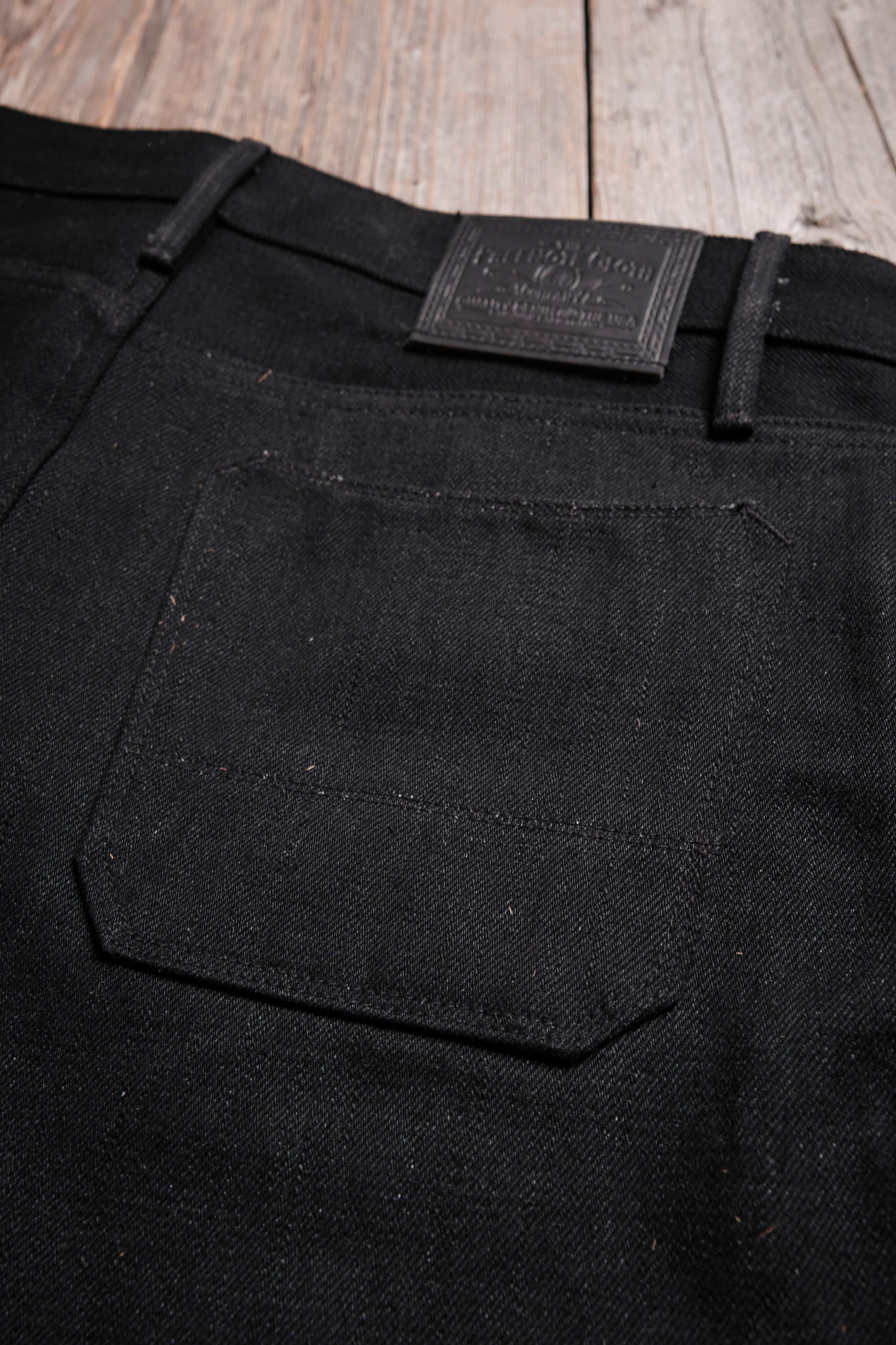 Trabuco Classic Straight <span> 17 Ounce Black Denim </span> - Image 10