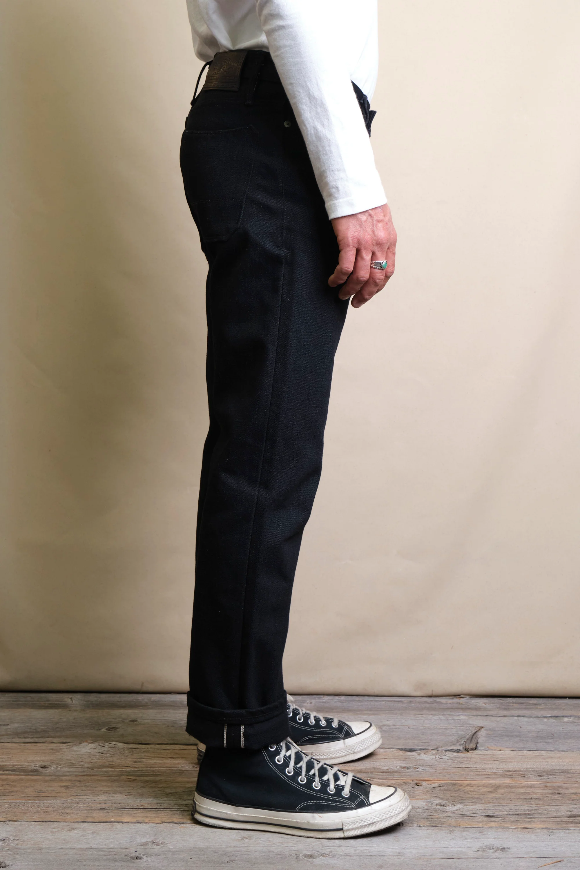 Trabuco Classic Straight <span> 17 Ounce Black Denim </span> - Image 4