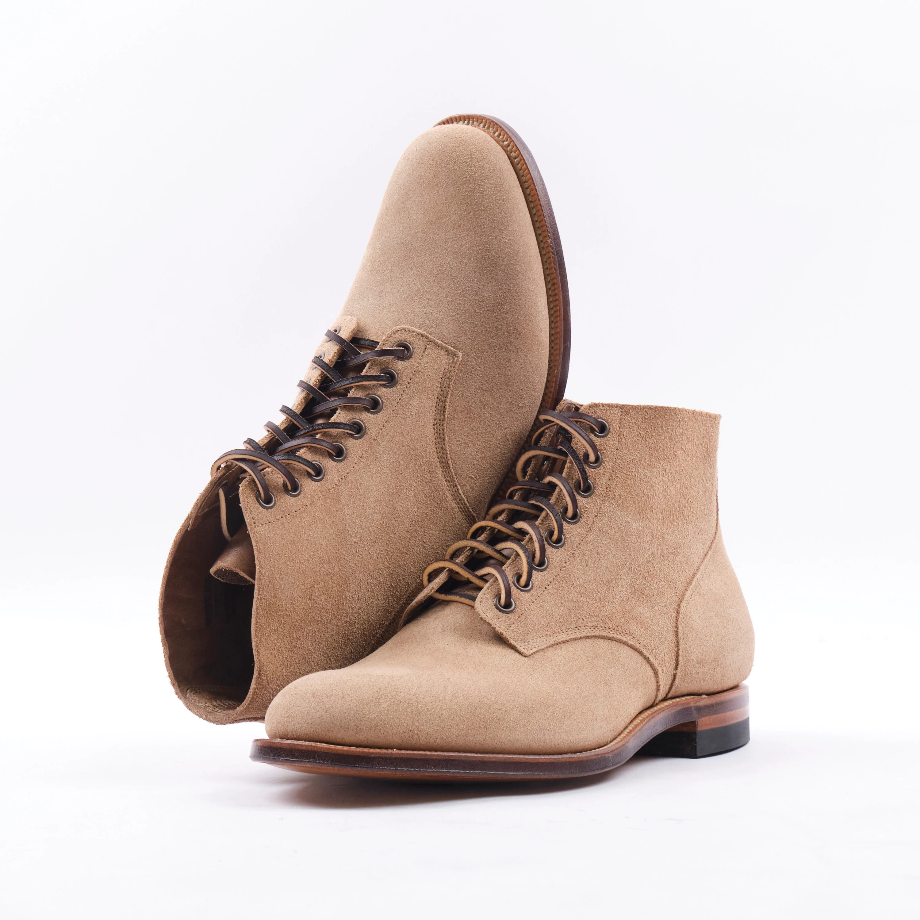 VIBERG 1940 N1 BOOT - MARINE FIELD SHOE NATURAL ROUGHOUT - Image 2