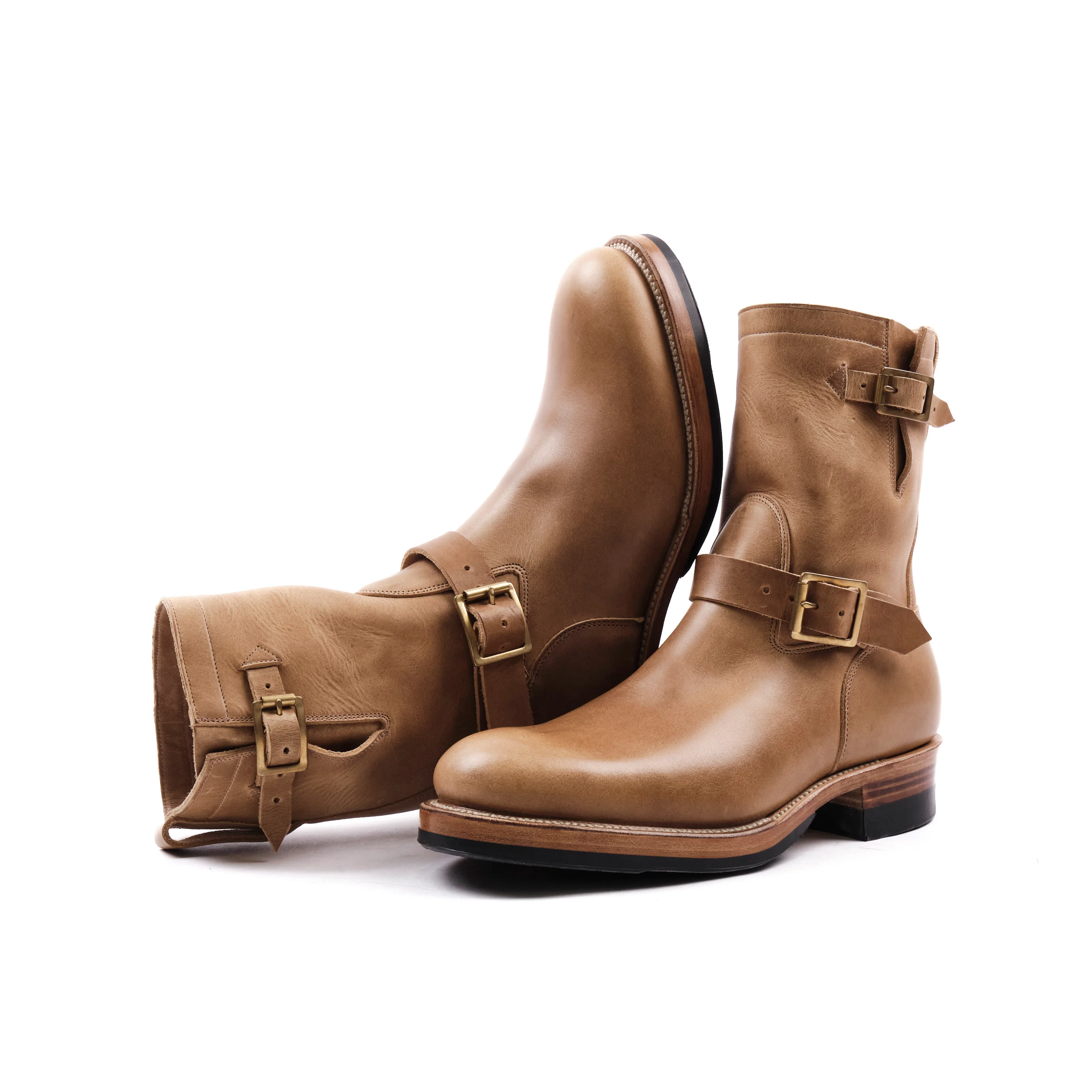 VIBERG ENGINEER BOOT - 2000 LAST - HORWEEN NATURAL CYPRESS - Image 2