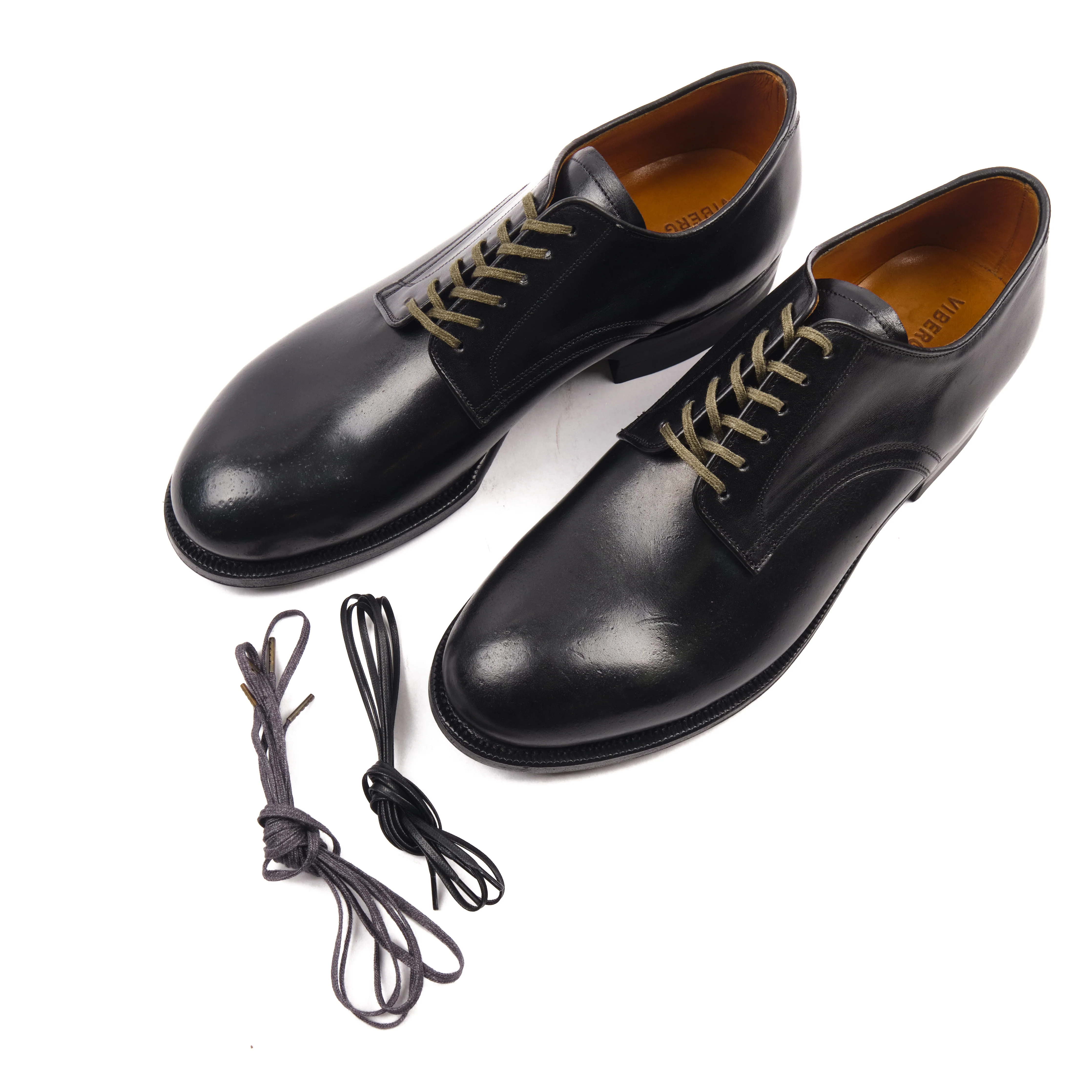VIBERG NAVVY CUT SHOE - NERO KANGAROO - Image 11