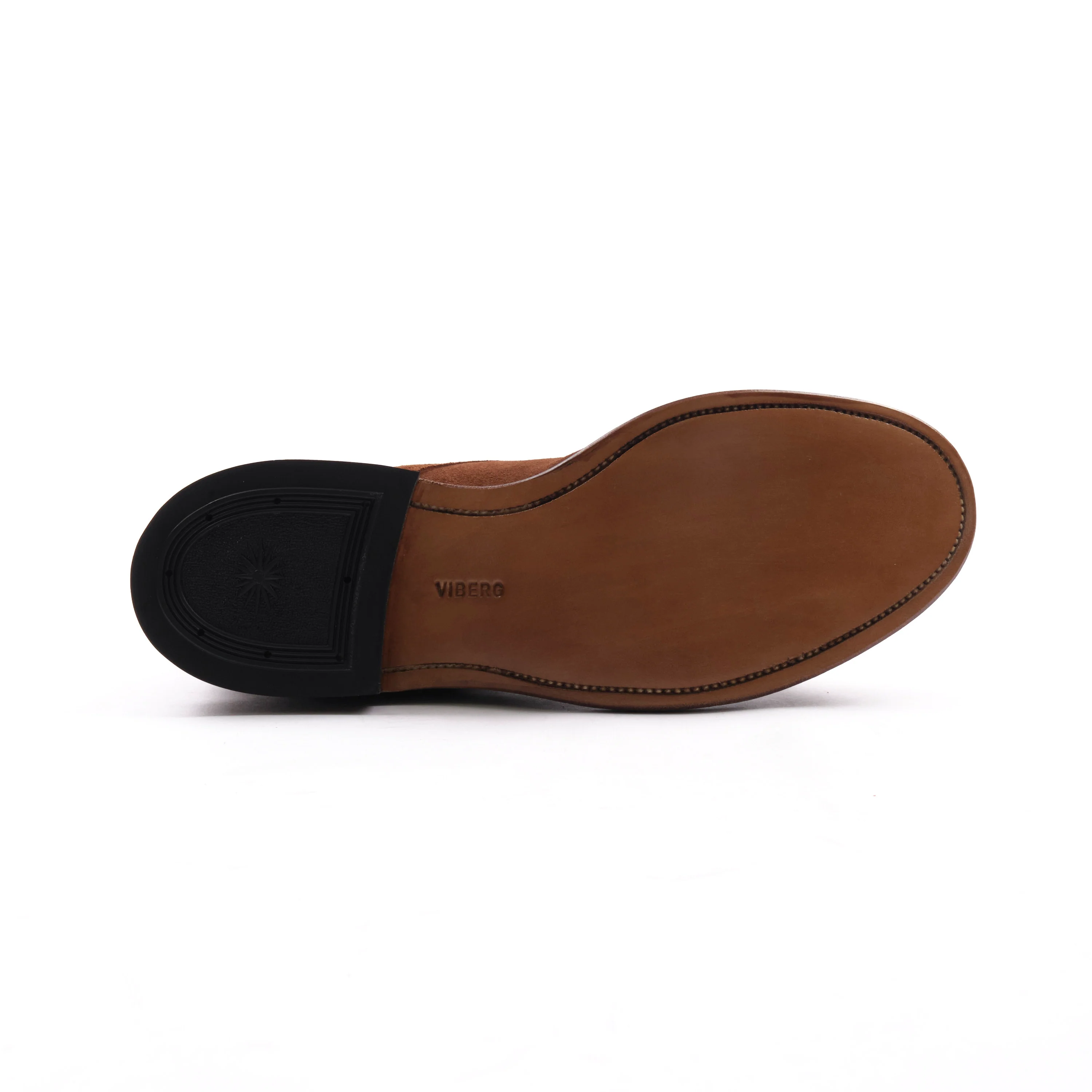 VIBERG 1940 NAVVY BOOT - CHESTNUT JANUS CALF SUEDE - Image 7