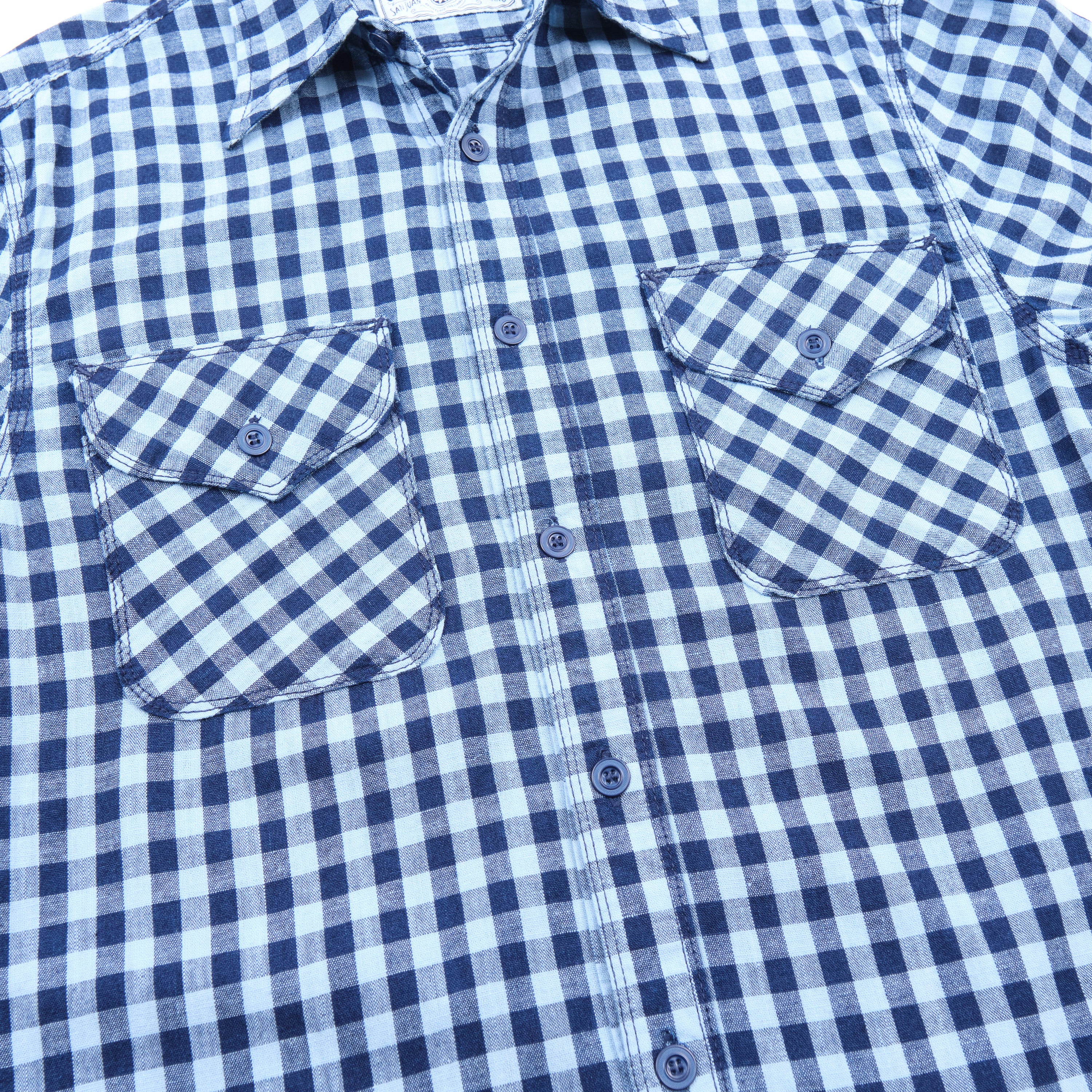 Wells Indigo Gingham - Image 5