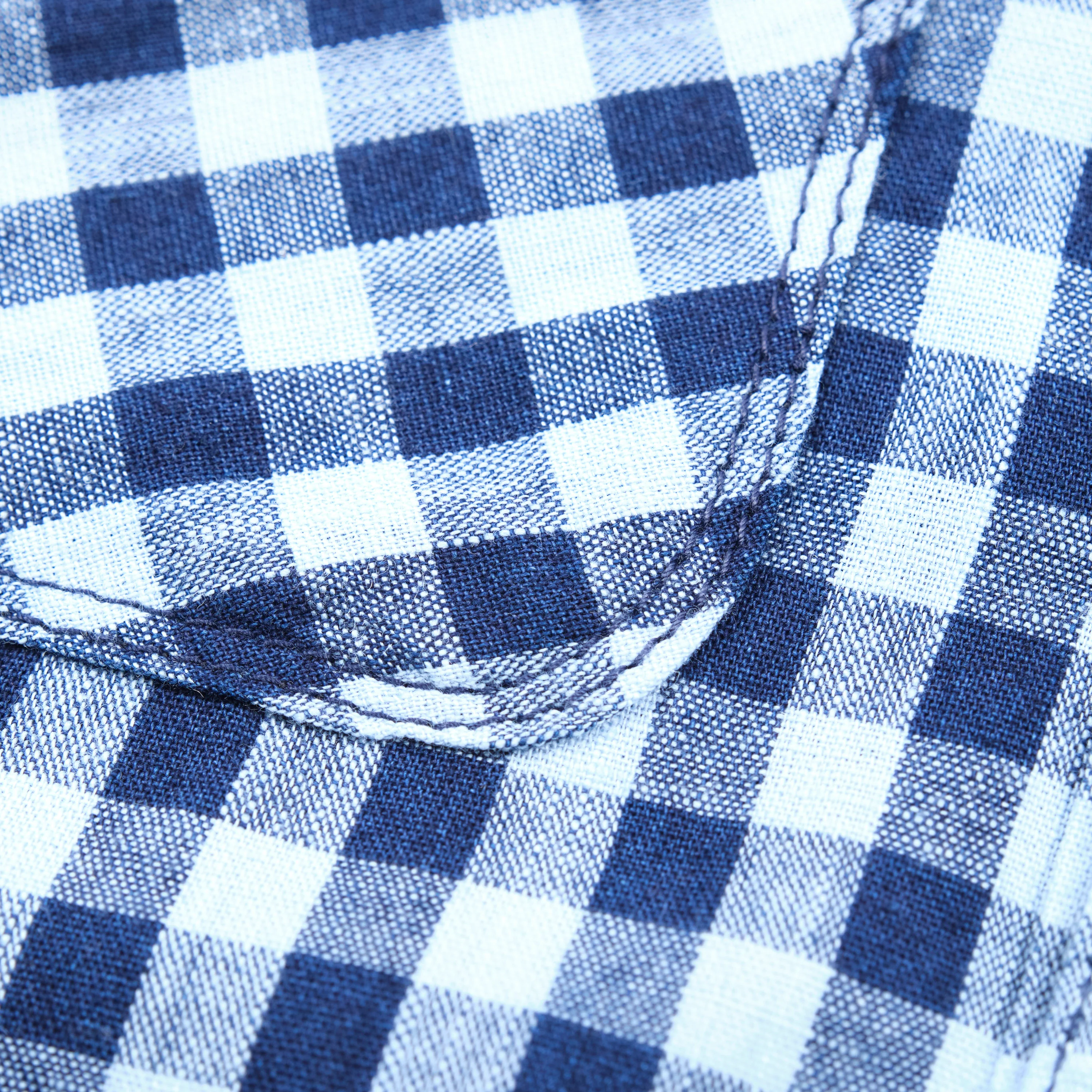 Wells Indigo Gingham - Image 8