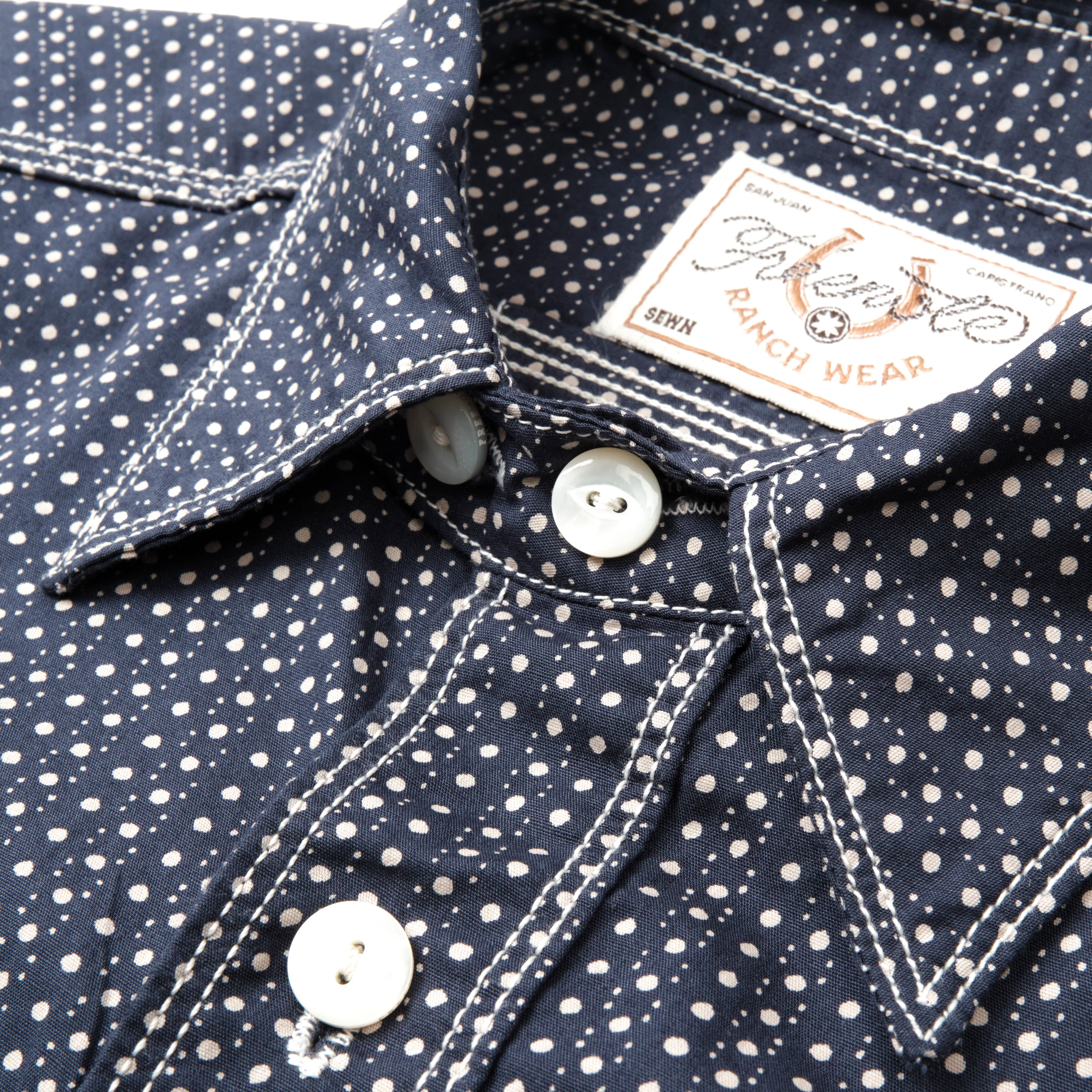 Wells Navy Polkadot - Image 5
