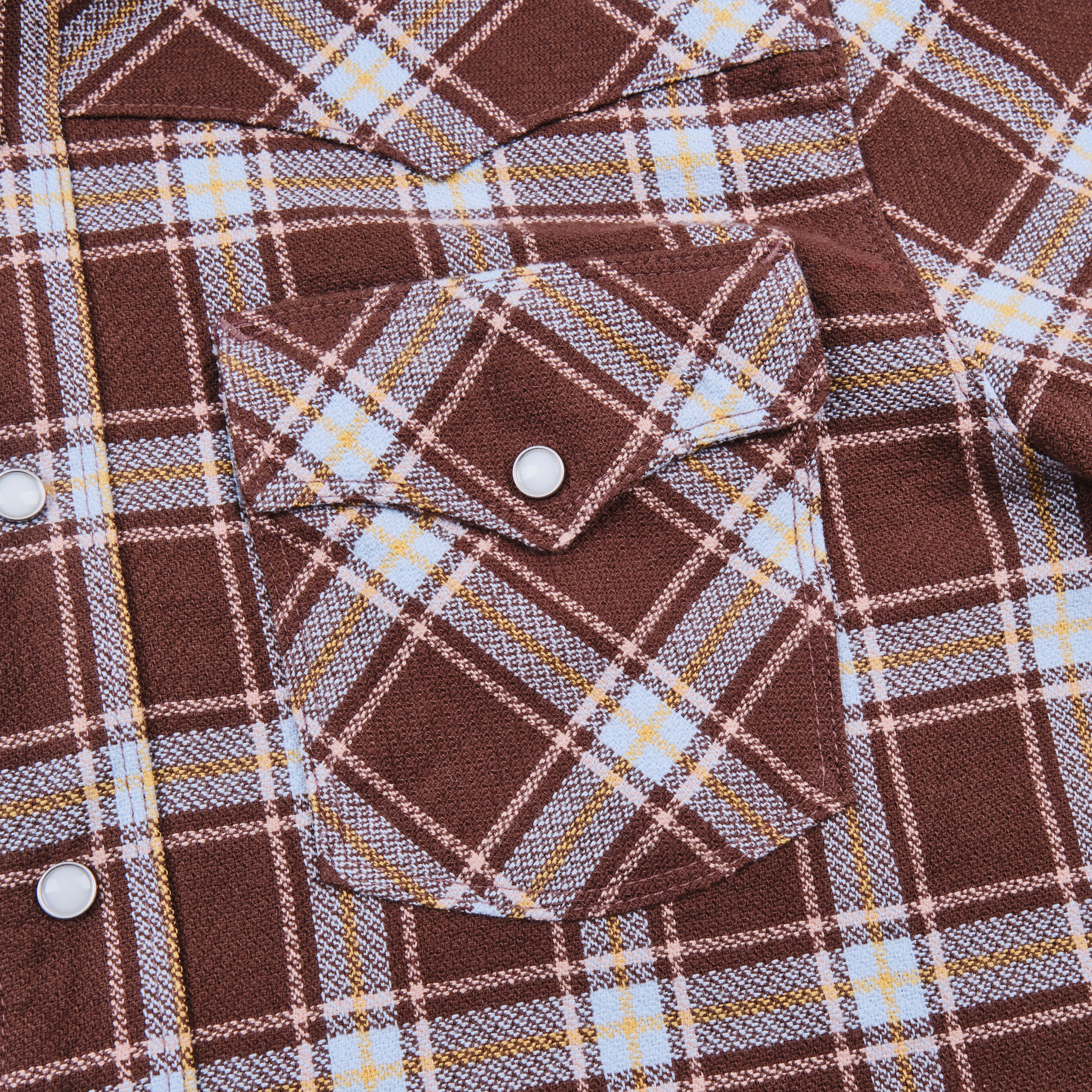 Western Scout Brown Plaid - Image 5