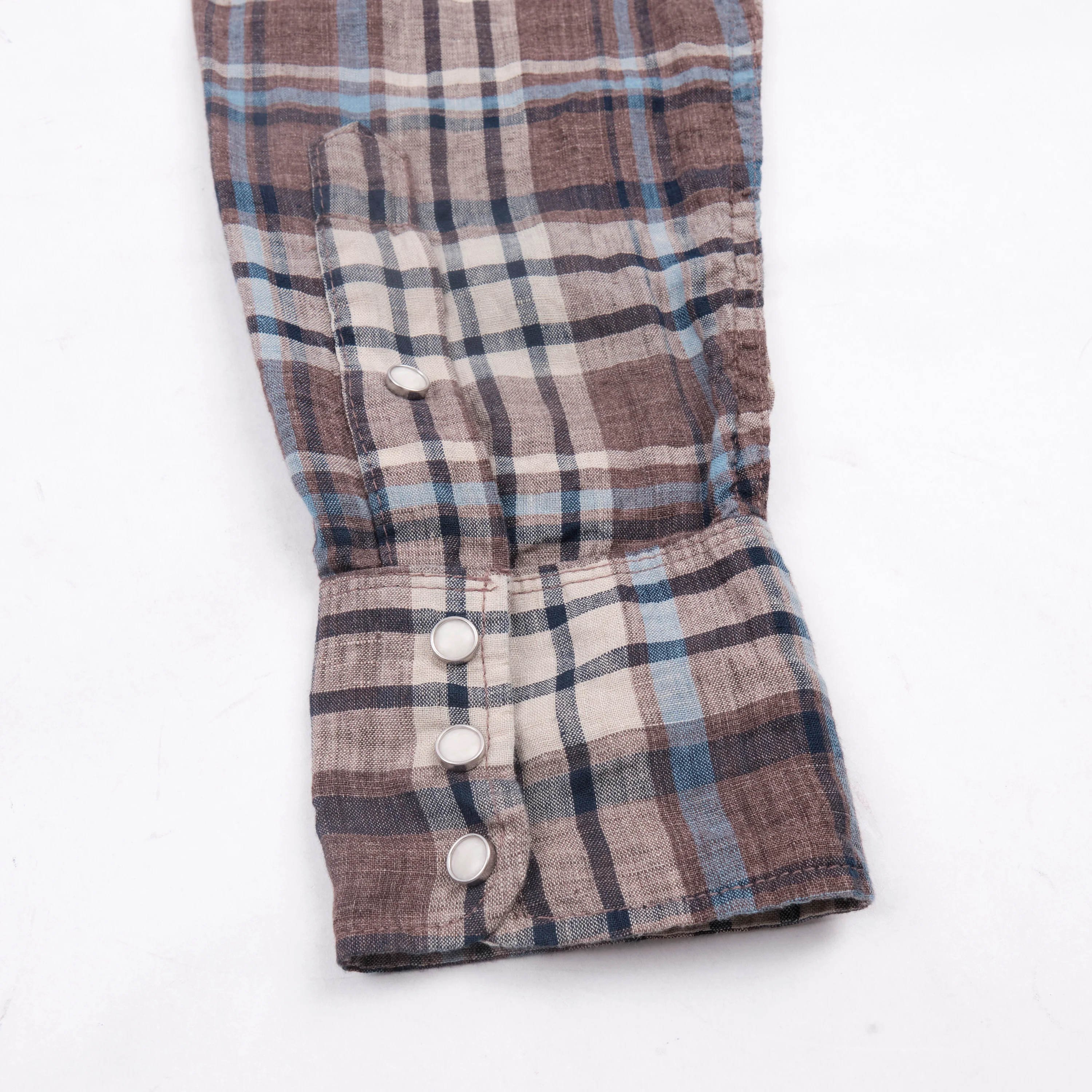 Western Scout Pheasant Brown Plaid - Image 10