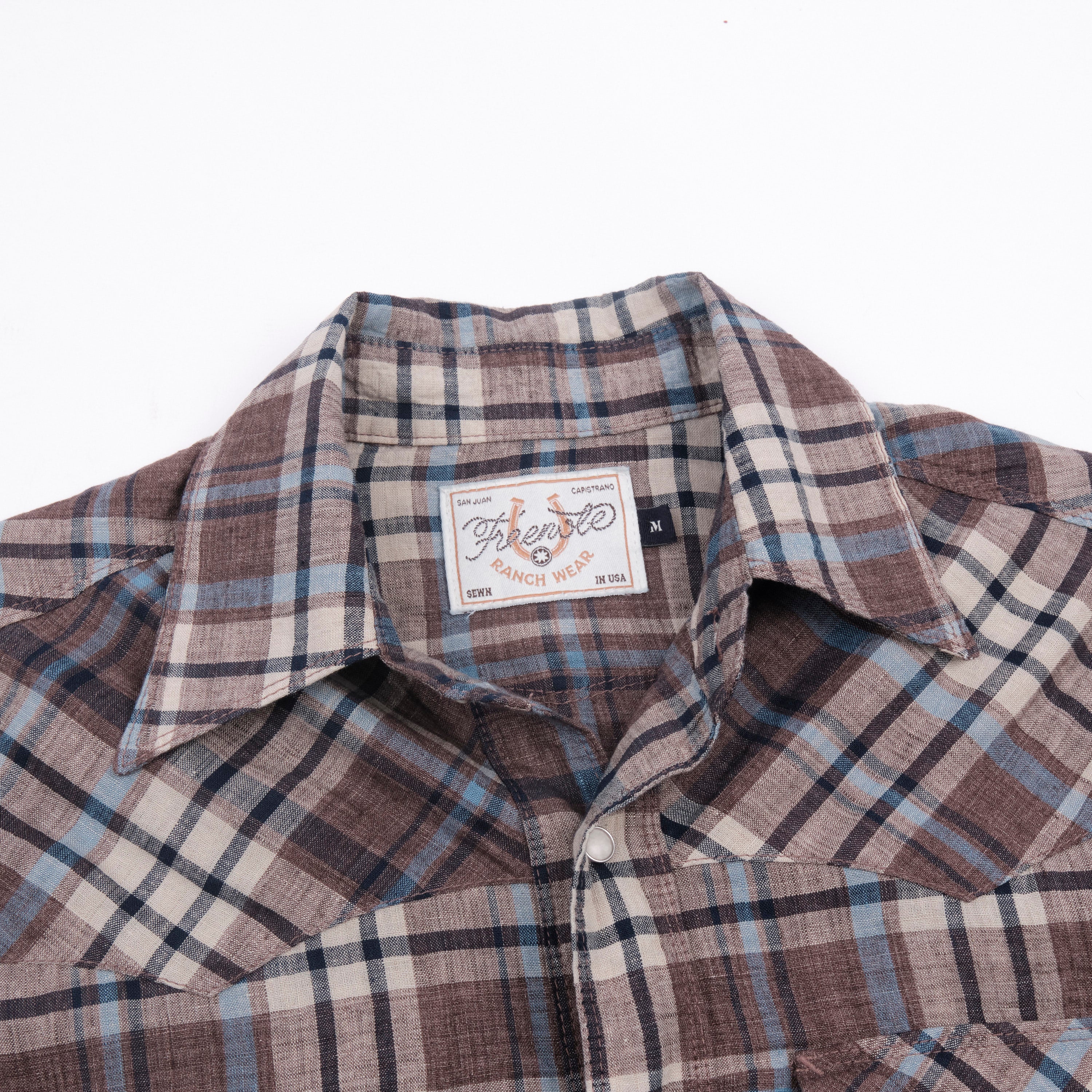 Western Scout Pheasant Brown Plaid - Image 3