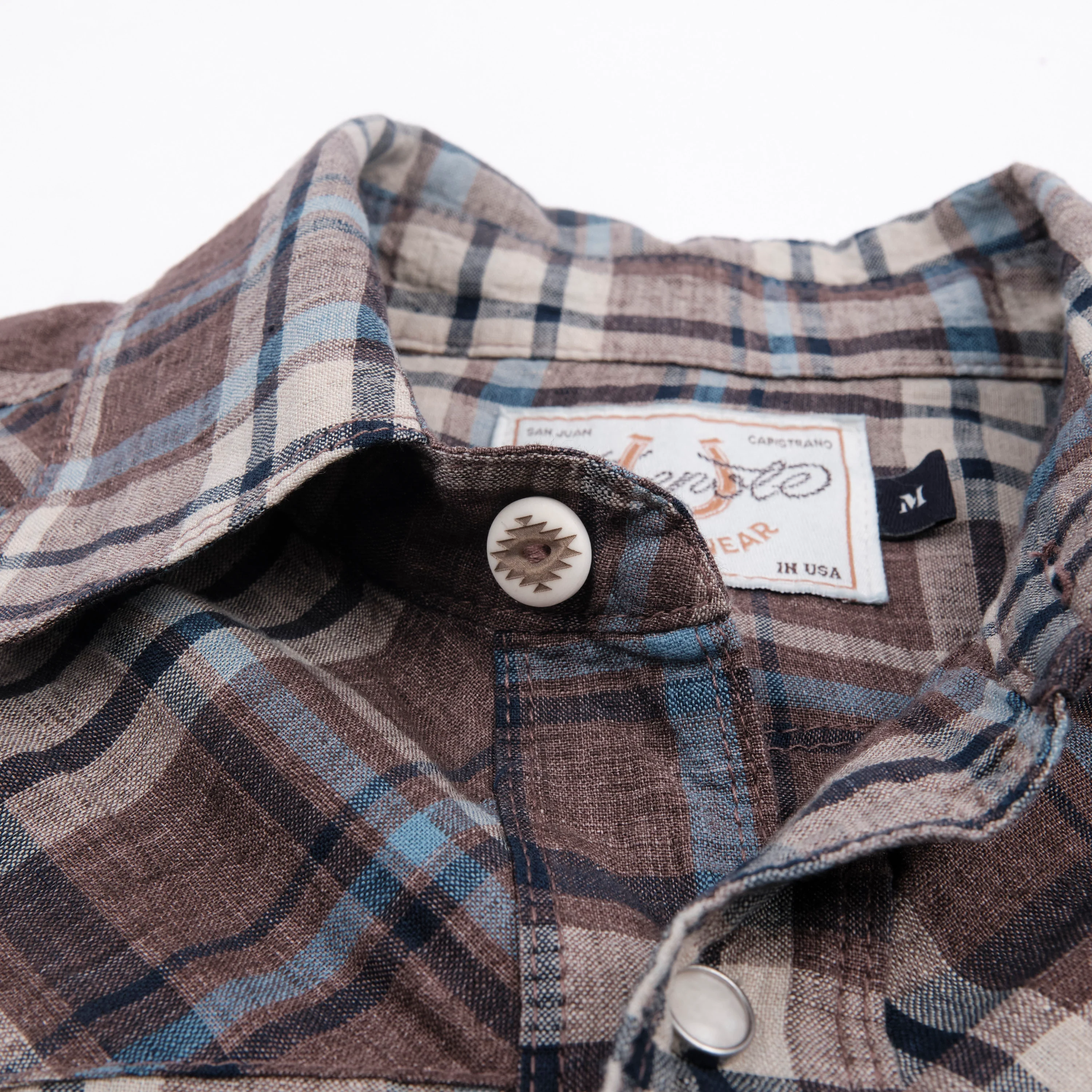 Western Scout Pheasant Brown Plaid - Image 7