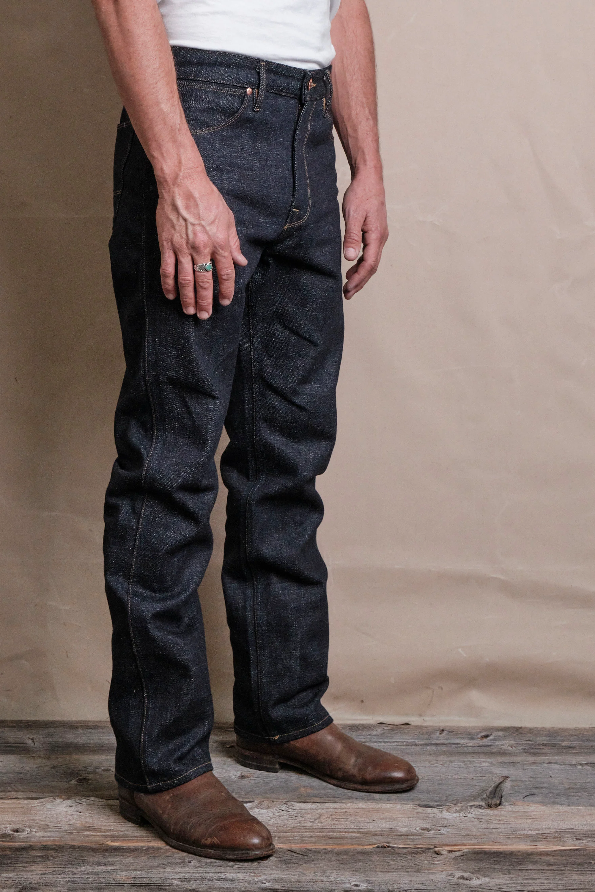 Wilkes Western 17 Ounce Indigo Denim - Image 4