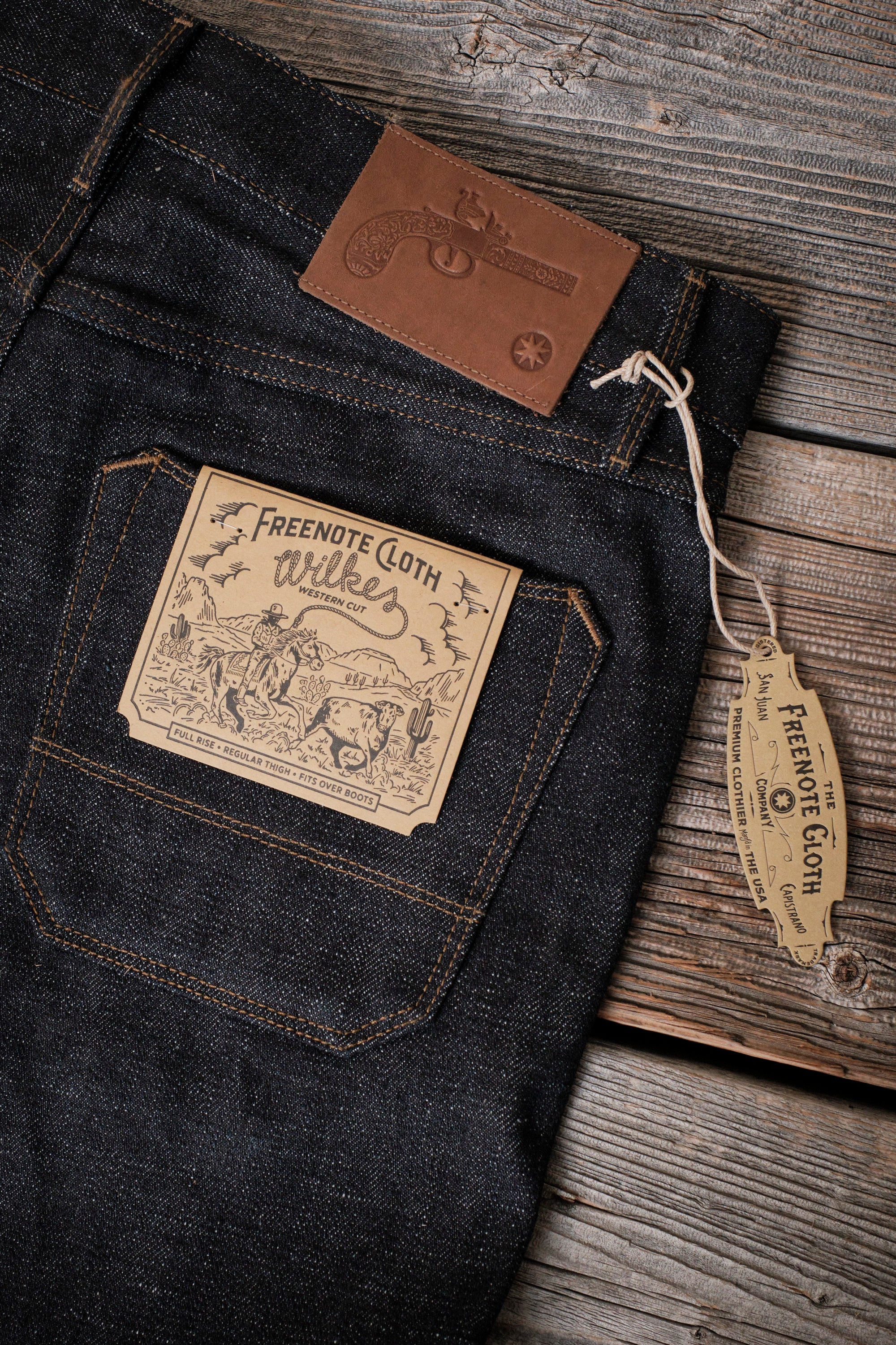 Wilkes Western 17 Ounce Indigo Denim - Image 8