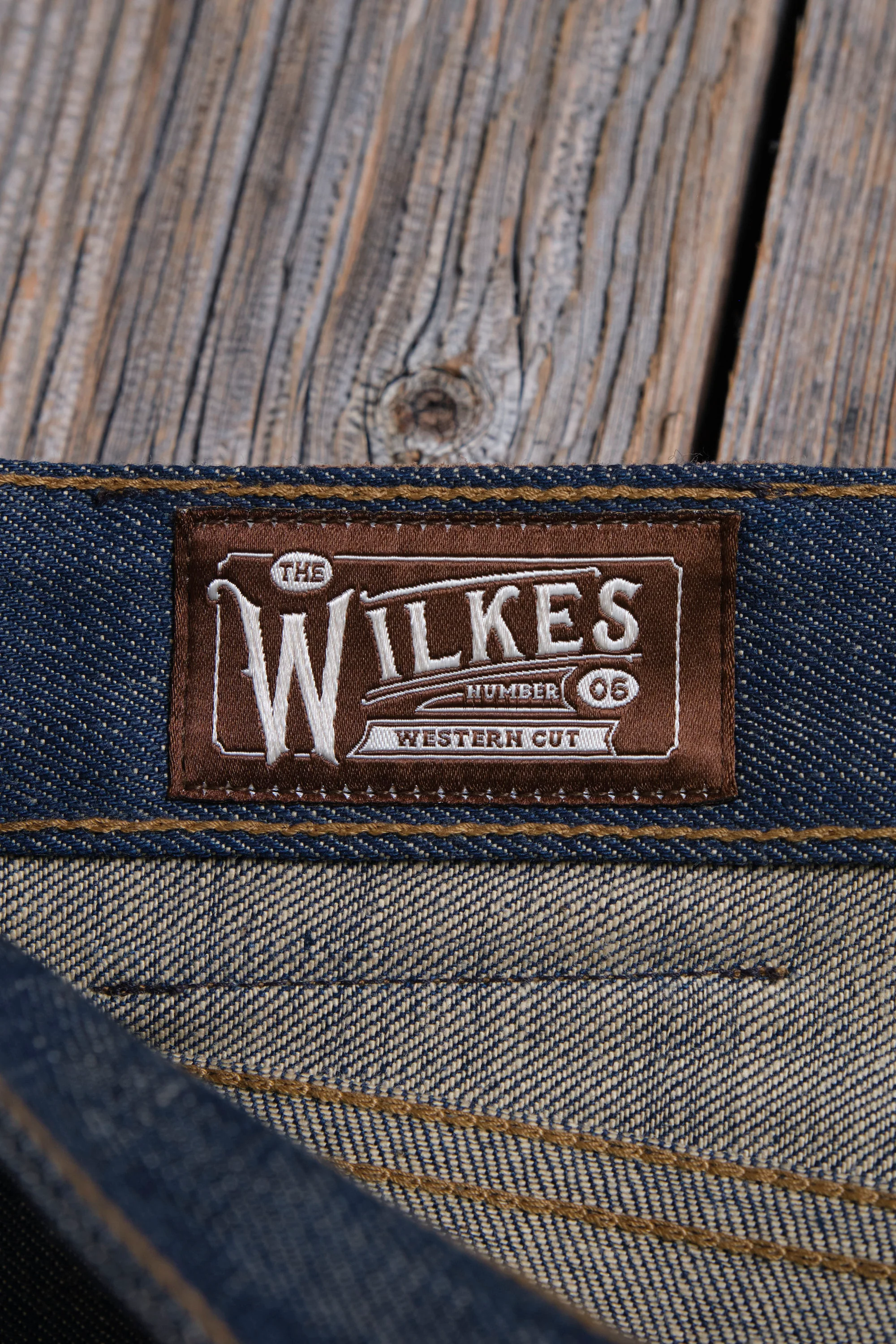 Wilkes Western 13 Ounce Natural Rinsed Denim - Image 11