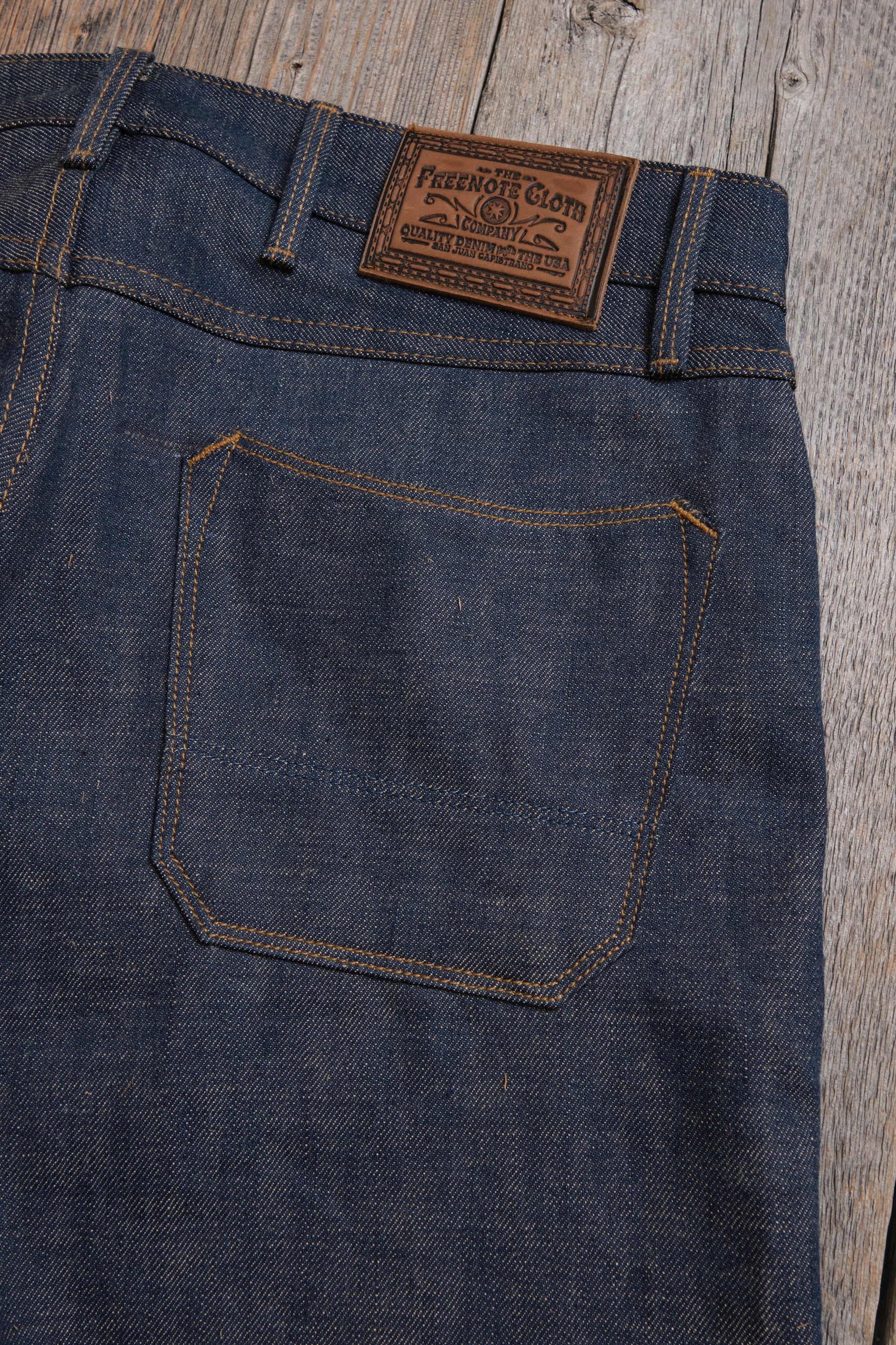 Wilkes Western 13 Ounce Natural Rinsed Denim - Image 13