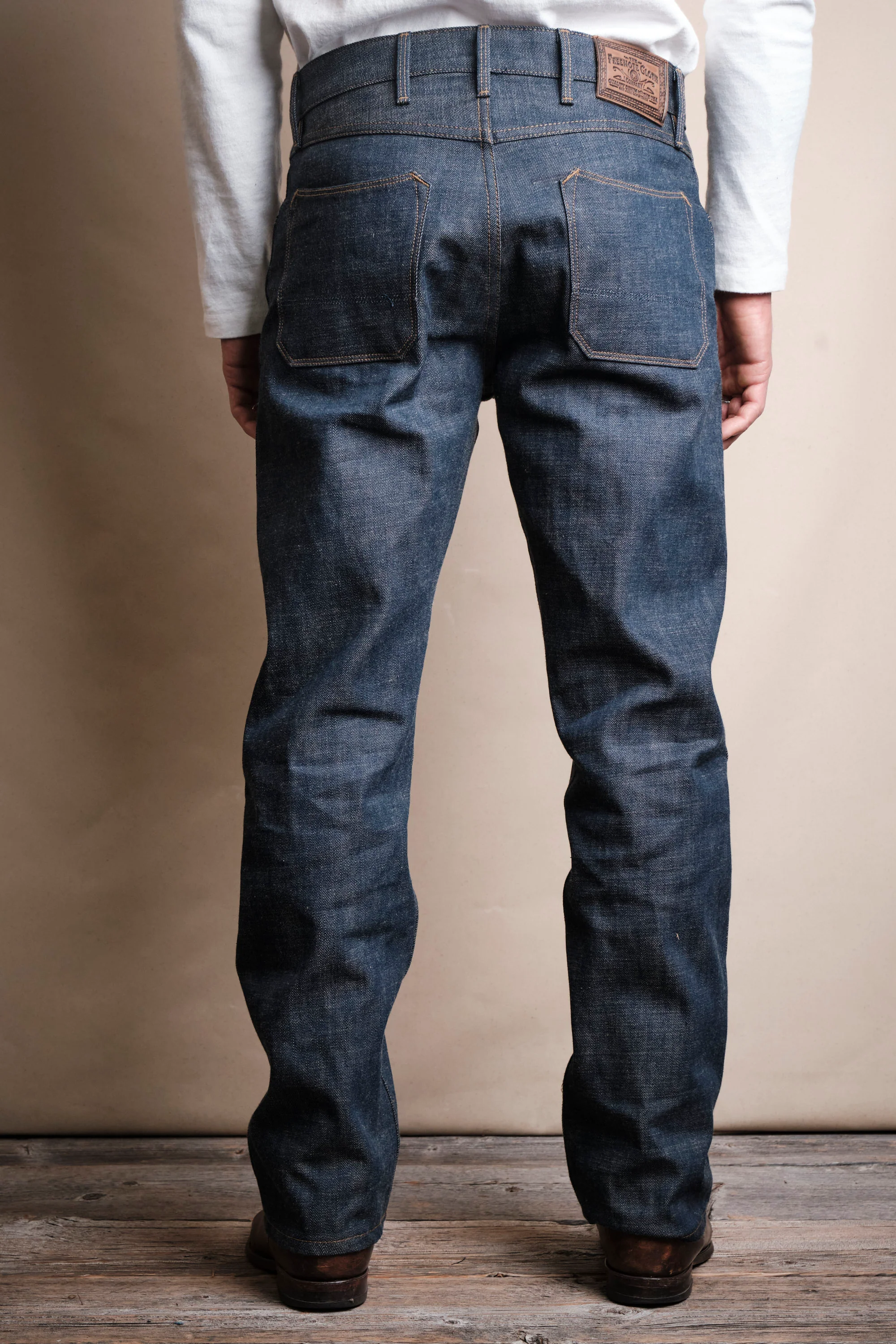 Wilkes Western 13 Ounce Natural Rinsed Denim - Image 5