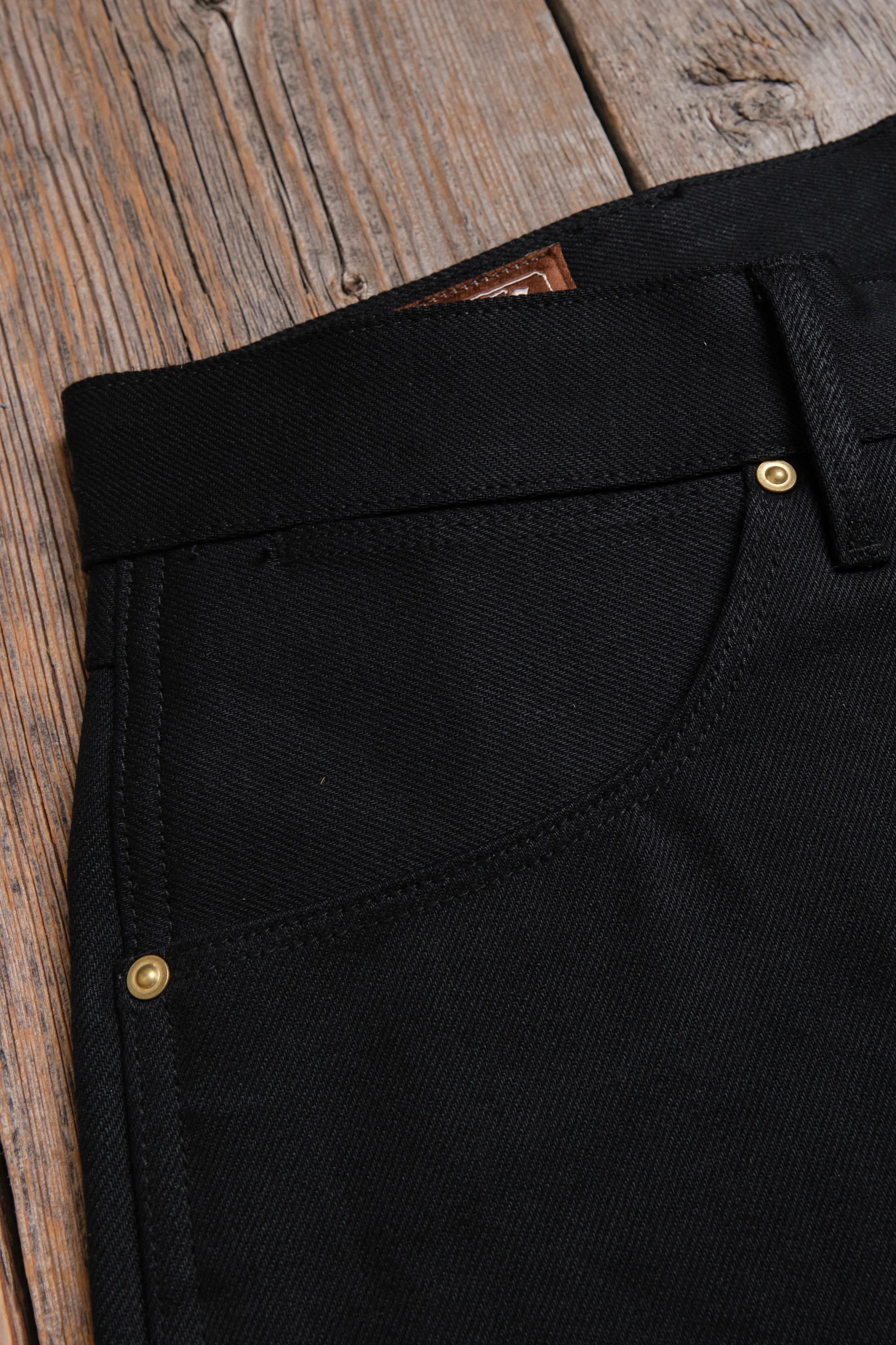 Wilkes Western 14 Ounce Black Denim - Image 8