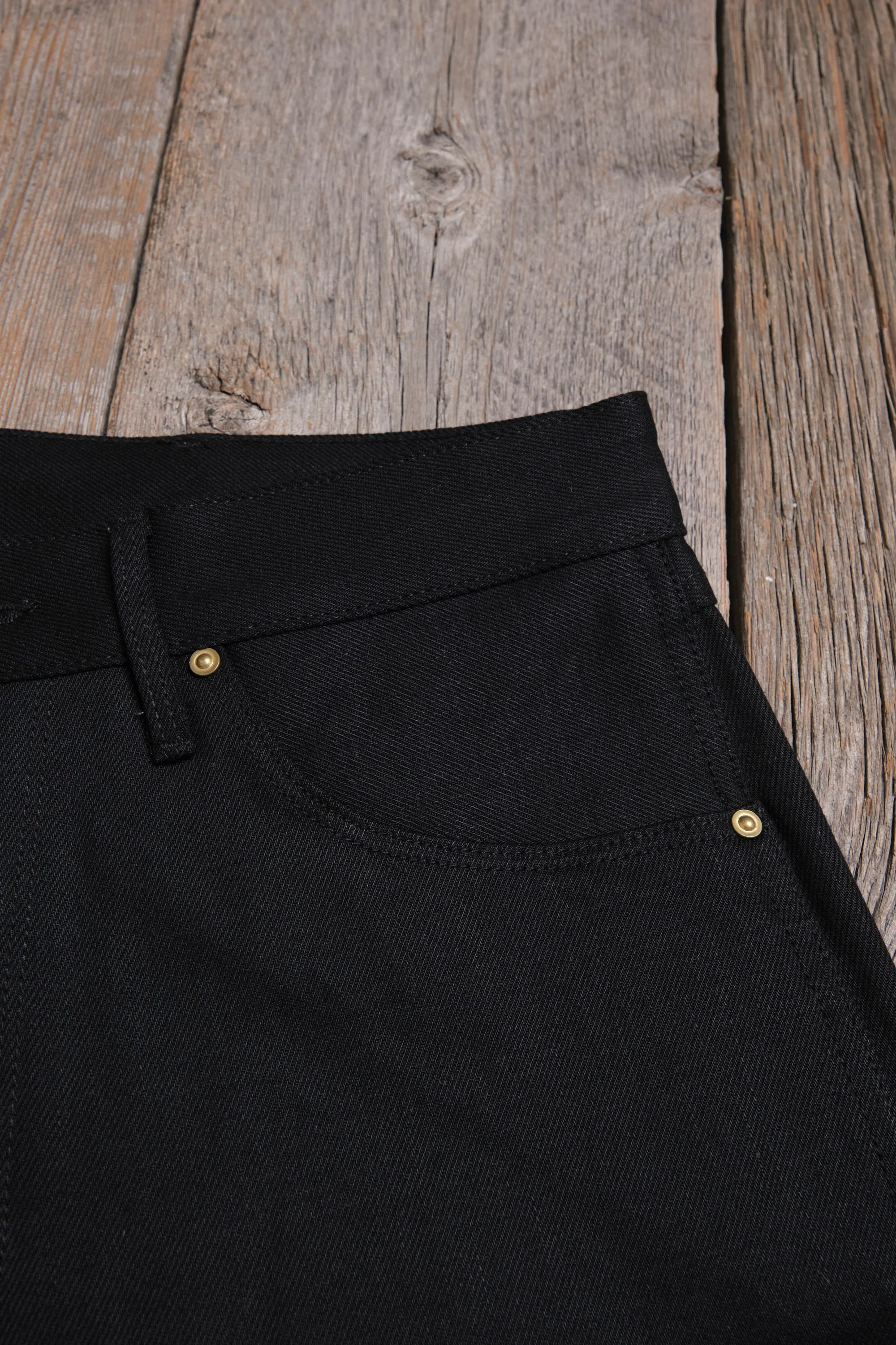 Wilkes Western 14 Ounce Black Denim - Image 9