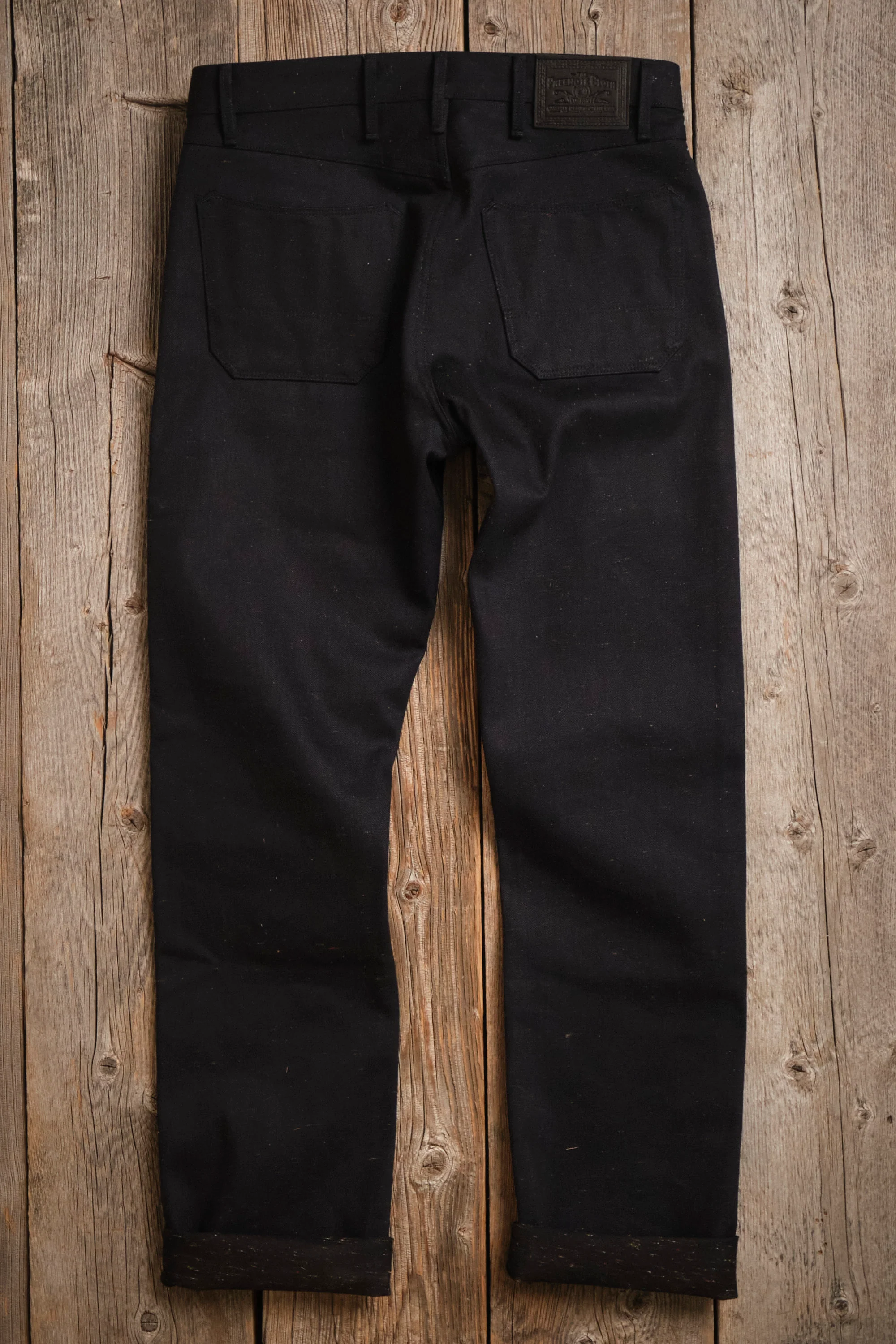 Wilkes Western 14 Ounce Raw Fleck Denim - Image 9