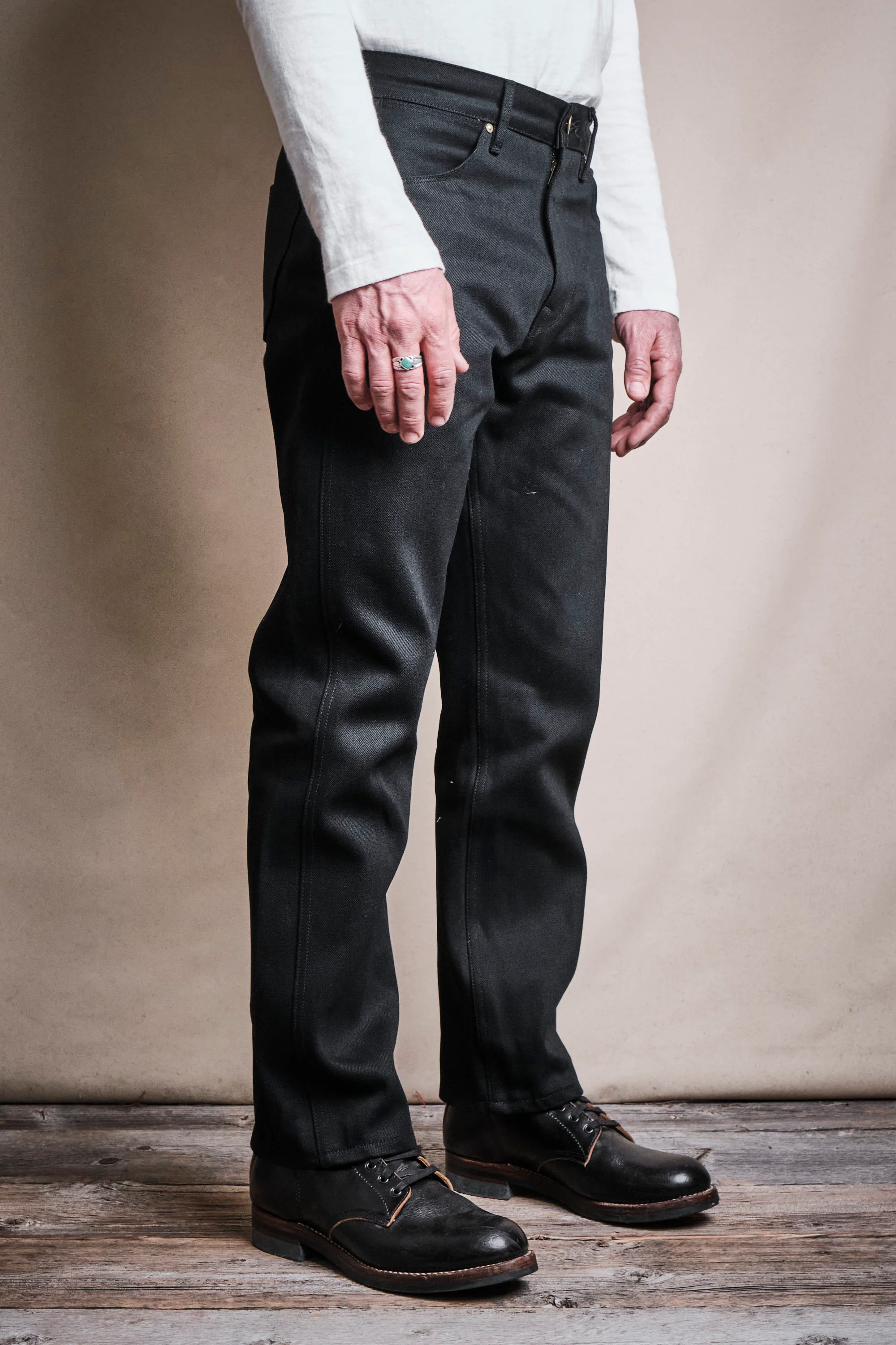Wilkes Western 15.75 Ounce Black Denim - Image 3