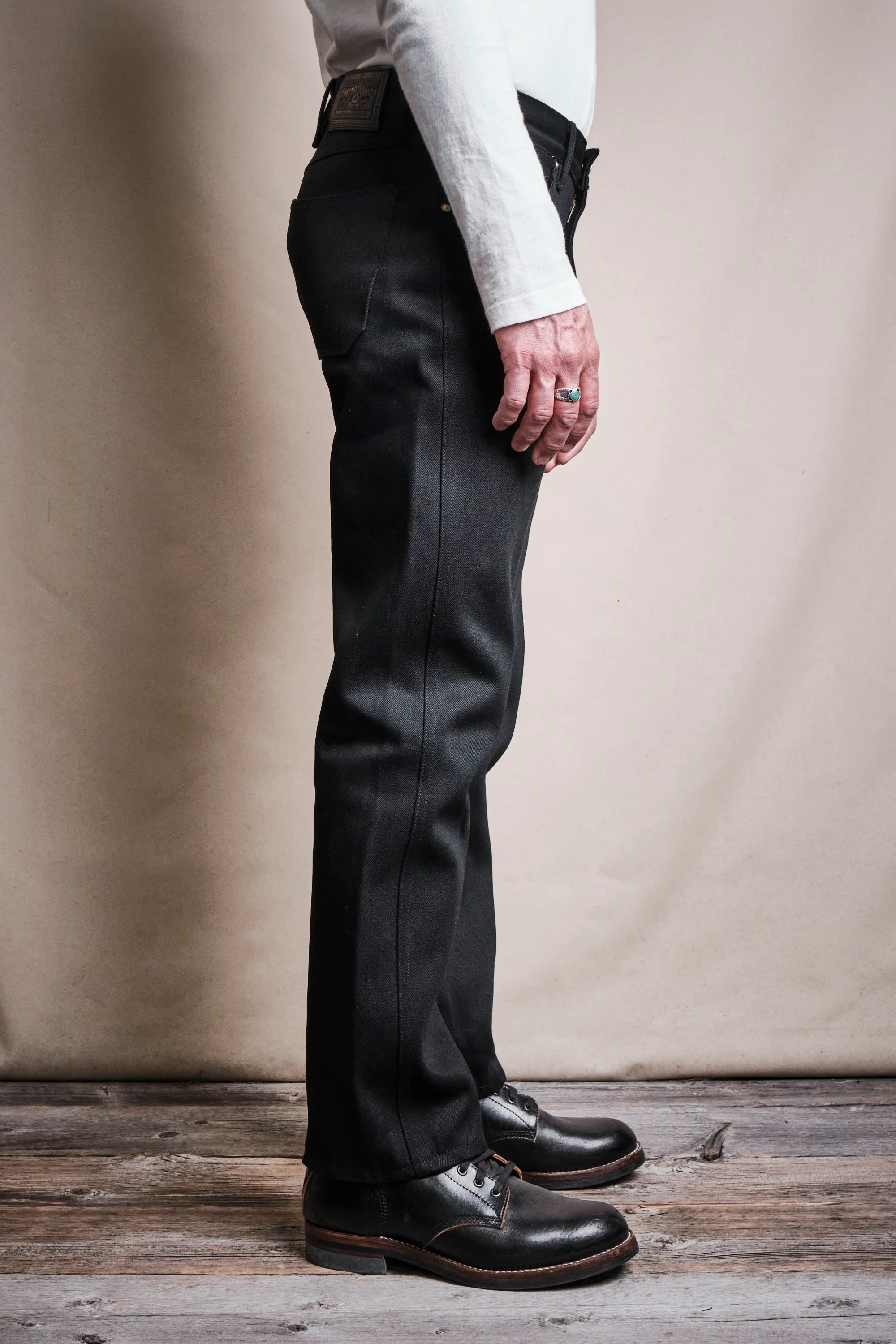 Wilkes Western 15.75 Ounce Black Denim - Image 4
