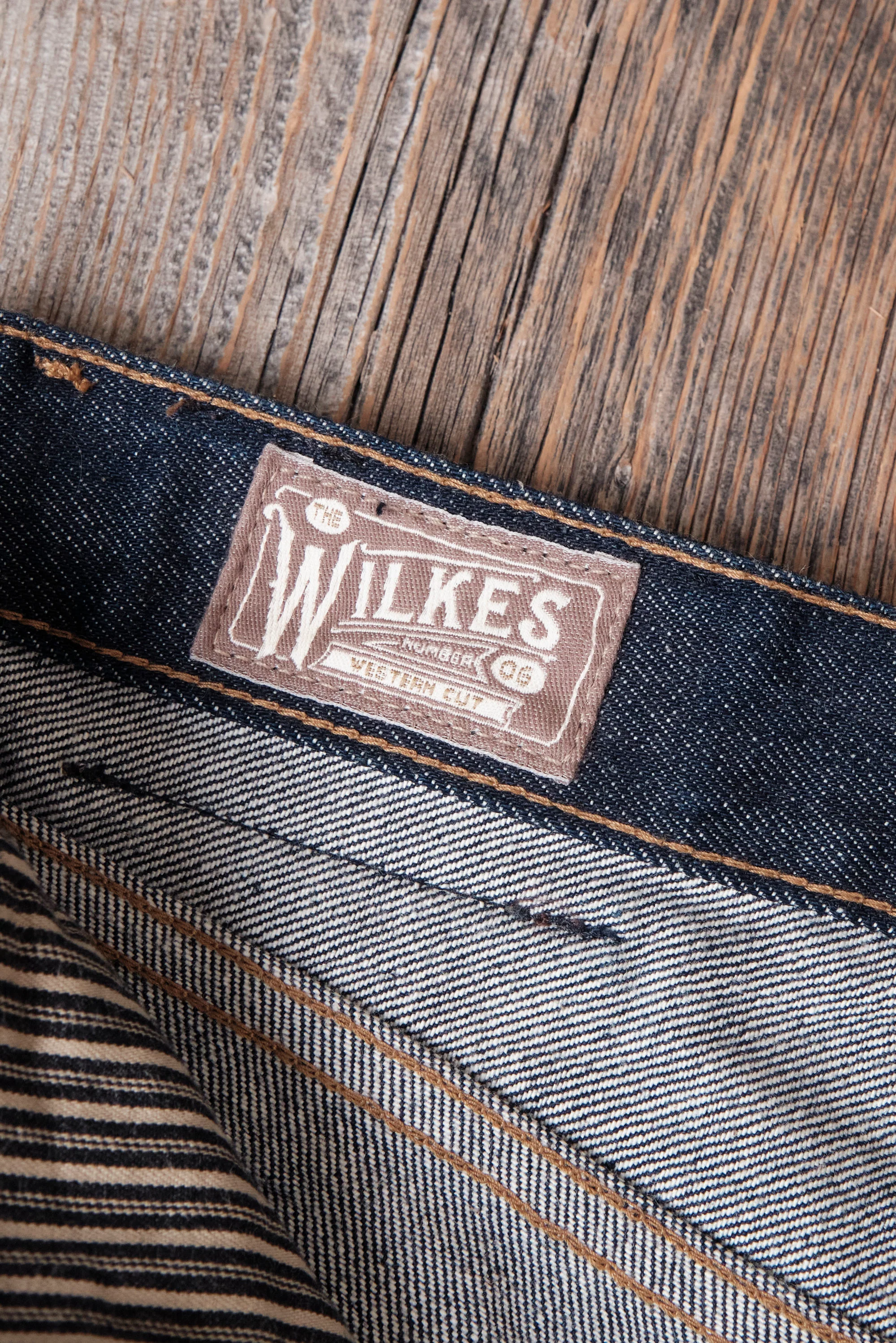 Wilkes Western 15 Ounce Rinsed Denim - Image 10